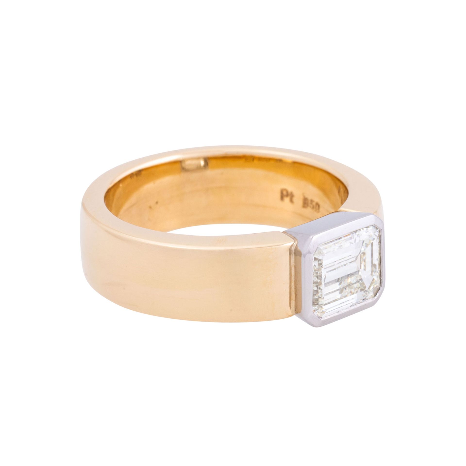 JACOBI Ring mit Diamant im Emerald-Cut 1,29 ct