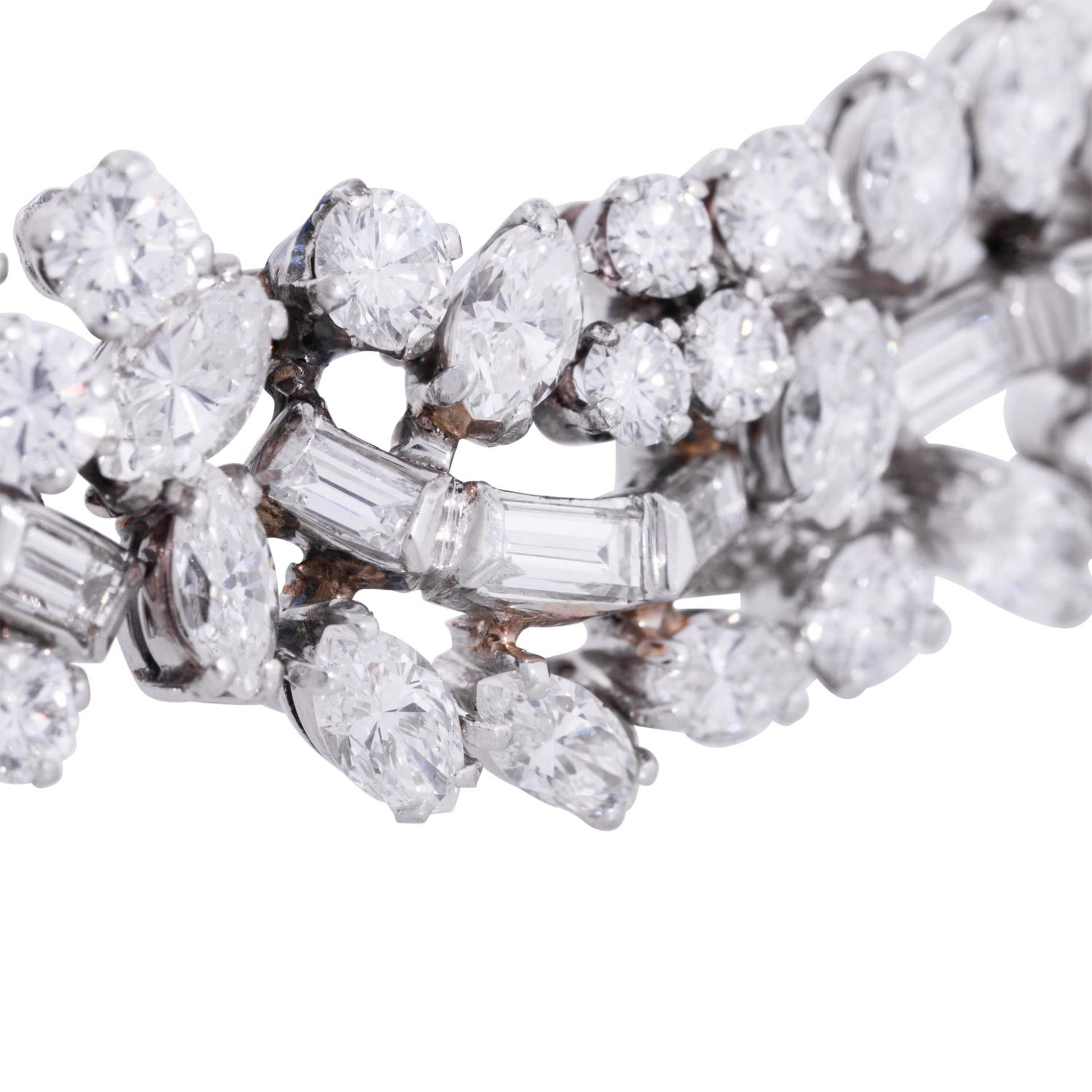 Armband mit zahlreichen Diamanten zus. ca. 19,2 ct, - Image 5 of 5