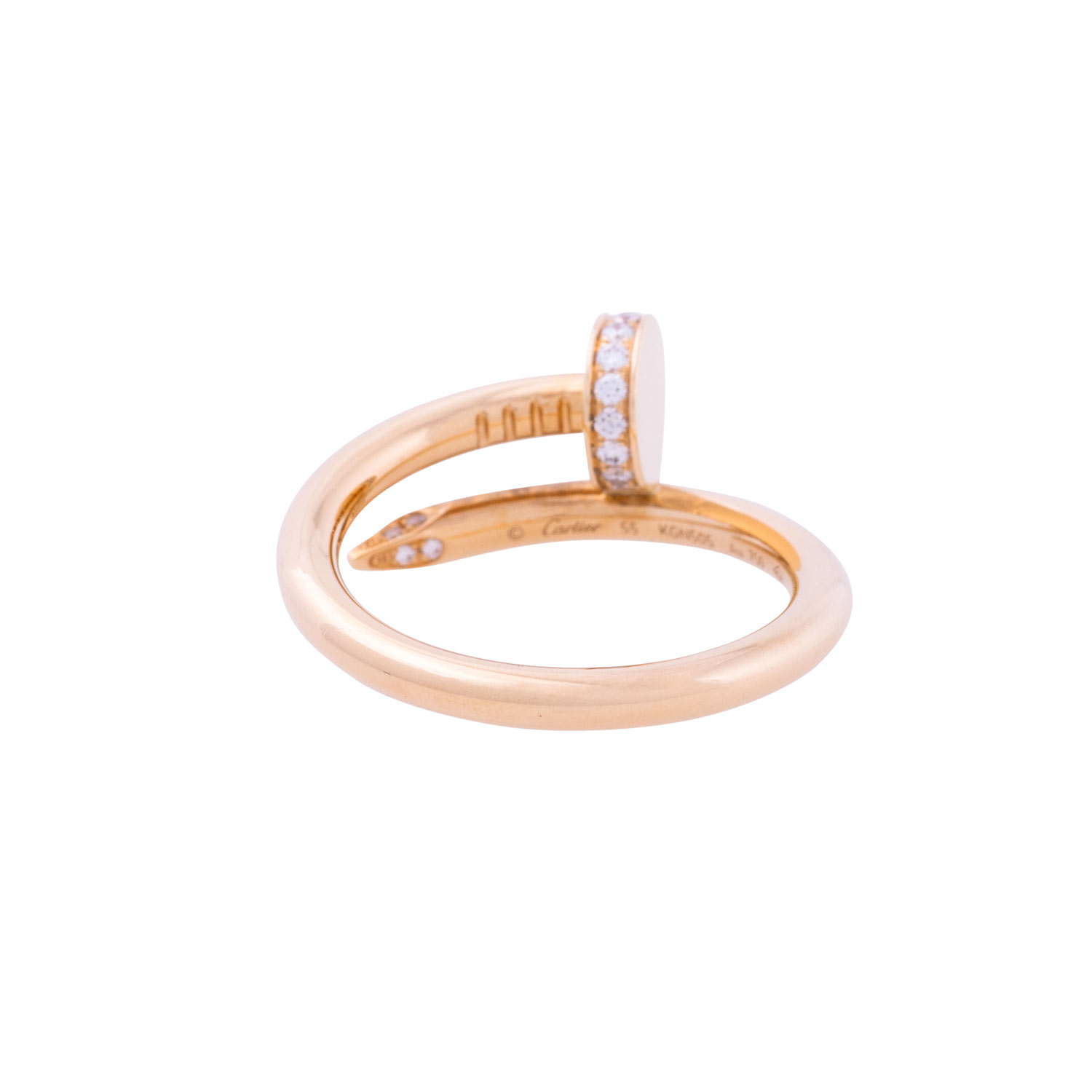 CARTIER Ring "Juste un clou" mit Brillanten von zus. ca. 0,13 ct, - Image 3 of 4