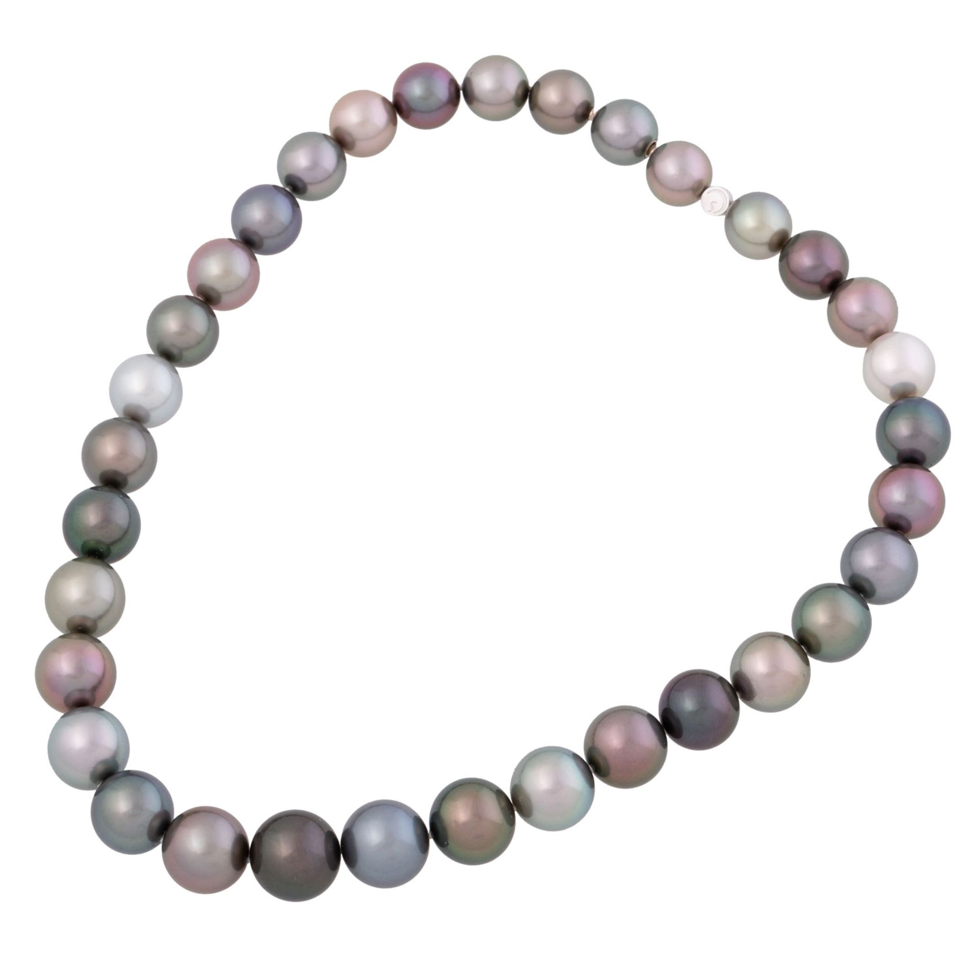 SCHOEFFEL hochfeine Tahiti Perlenkette, - Image 3 of 6