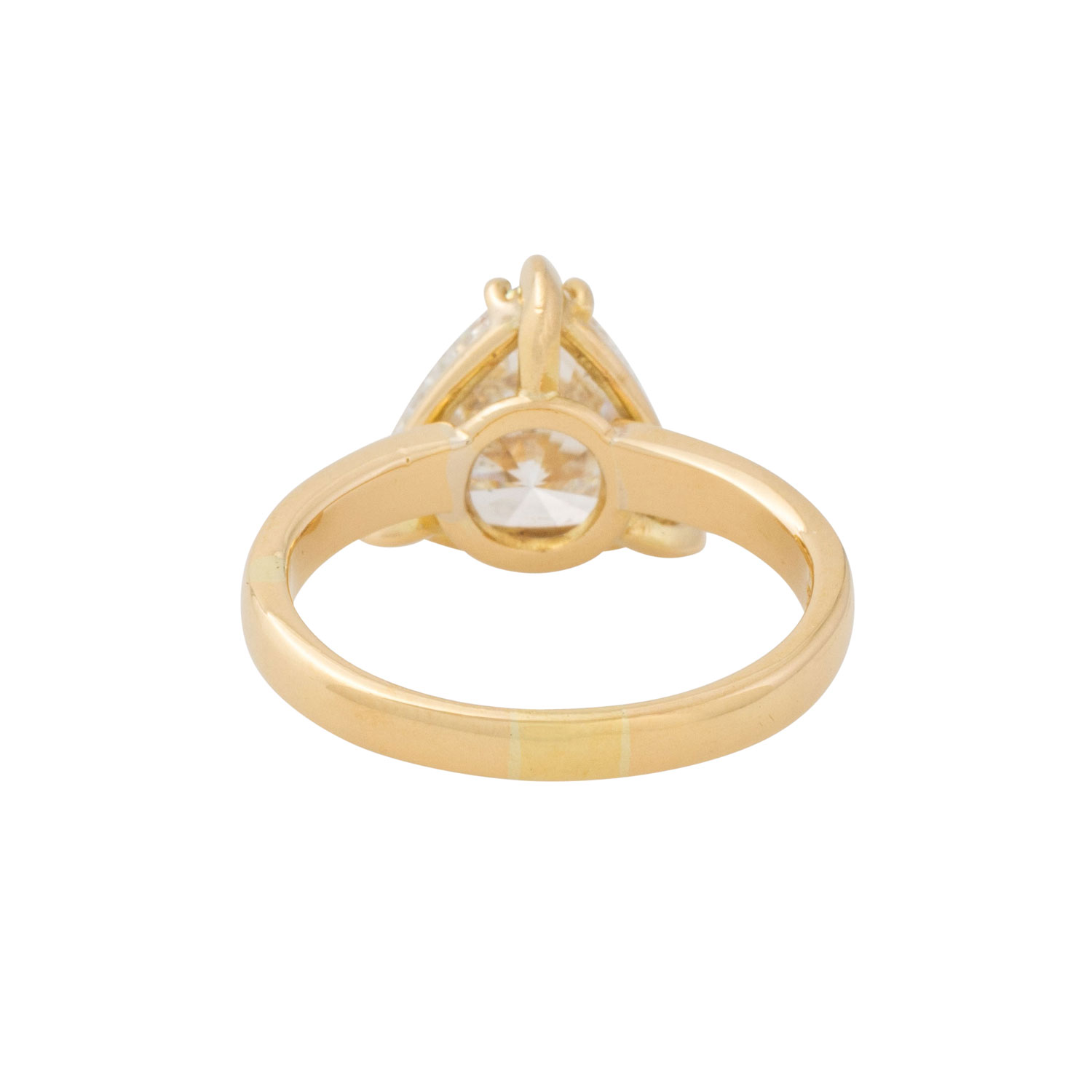 Ring mit Diamant von ca. 4 ct, - Image 3 of 4