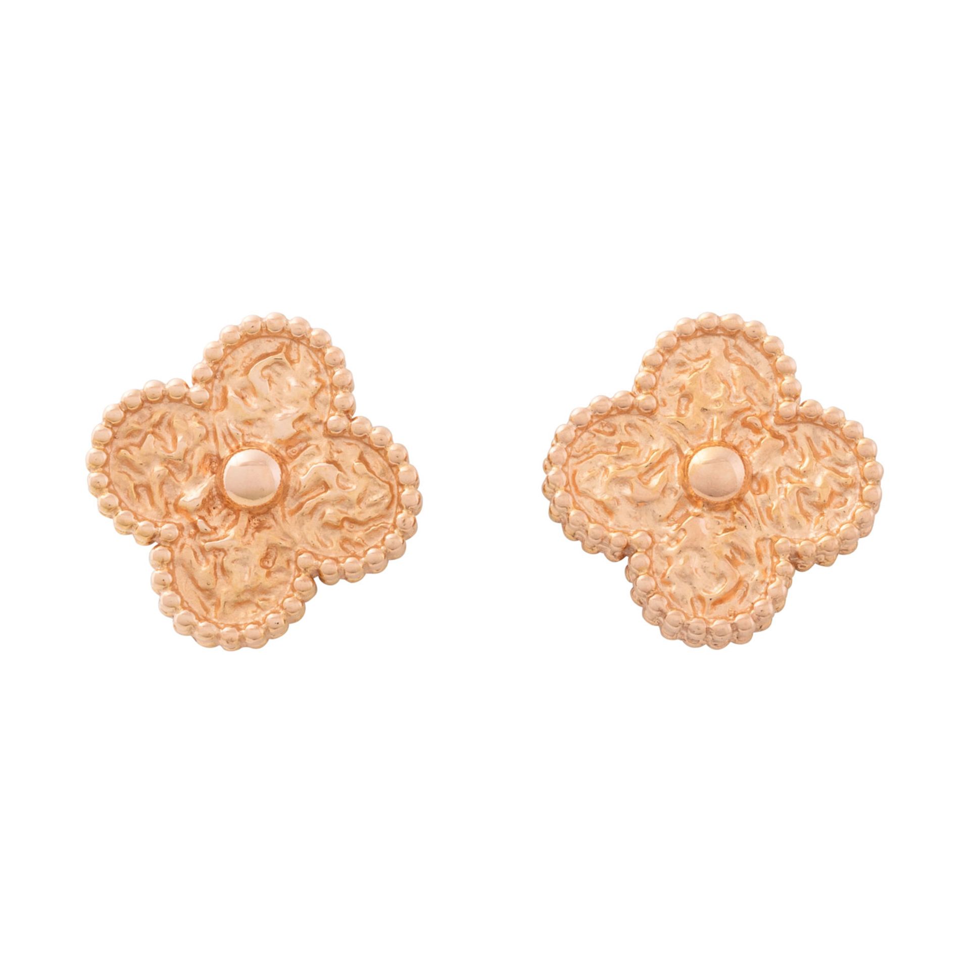 VAN CLEEFS & ARPELS Ohrringe "Vintage Alhambra", 