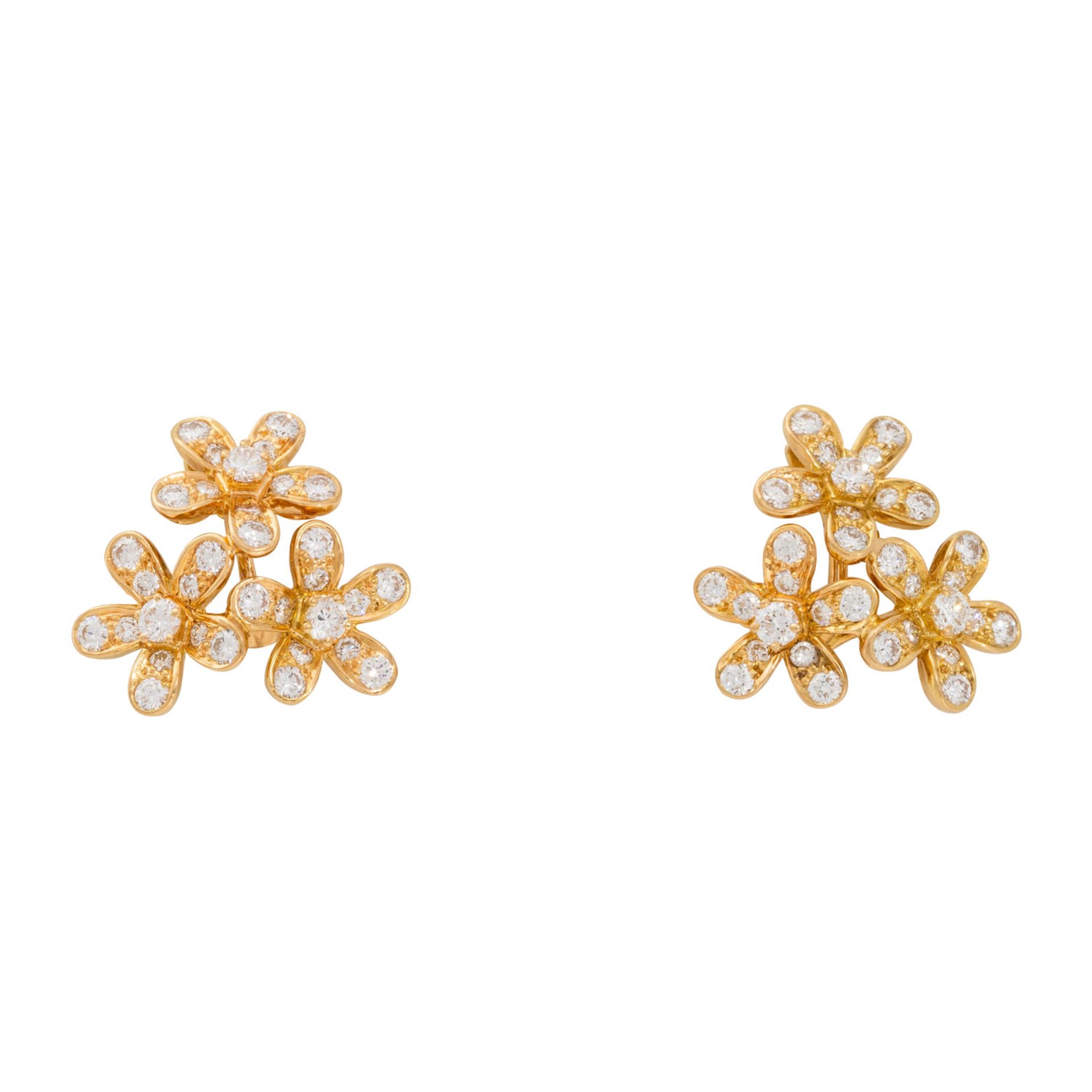 VAN CLEEF & ARPELS Ohrringe "Socrate" mit Brillanten ca. 1,32 ct,