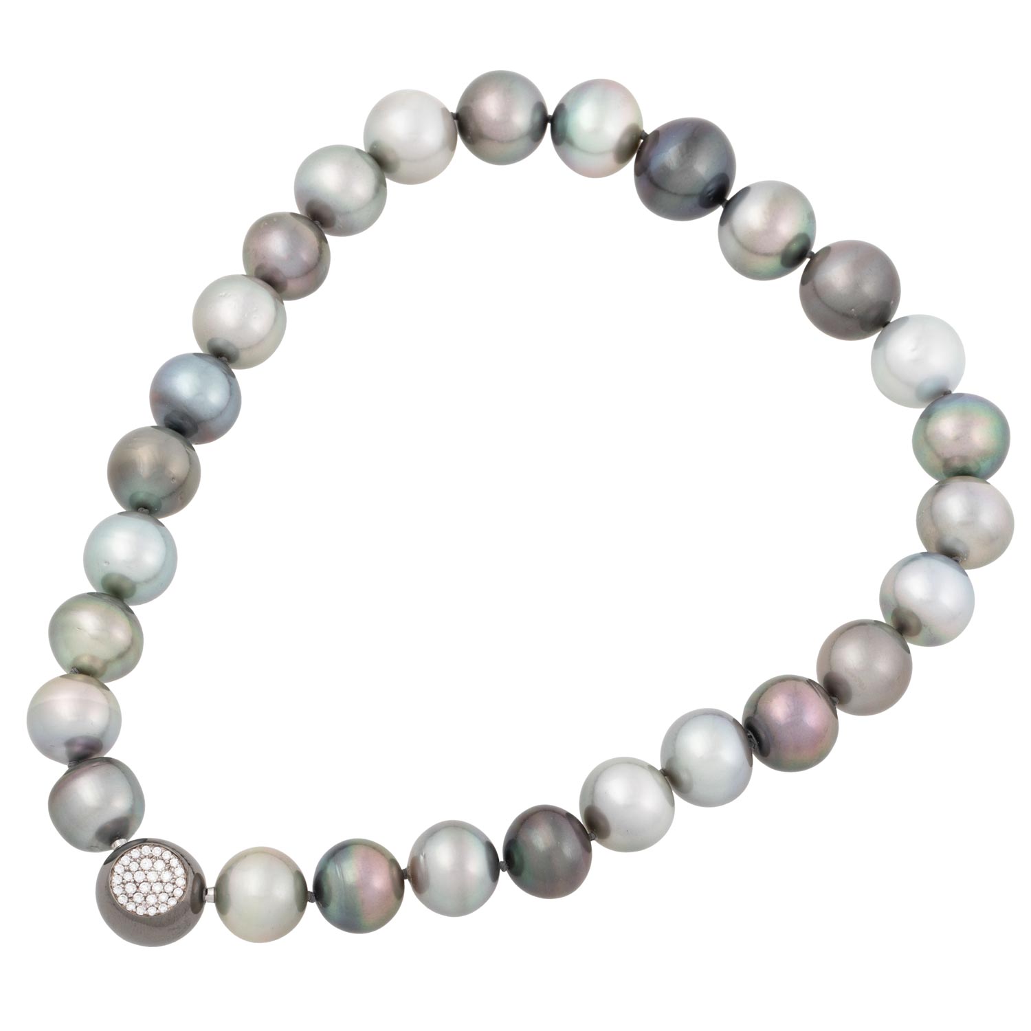 Tahitiperlenkette mit großen Perlen - Image 3 of 5