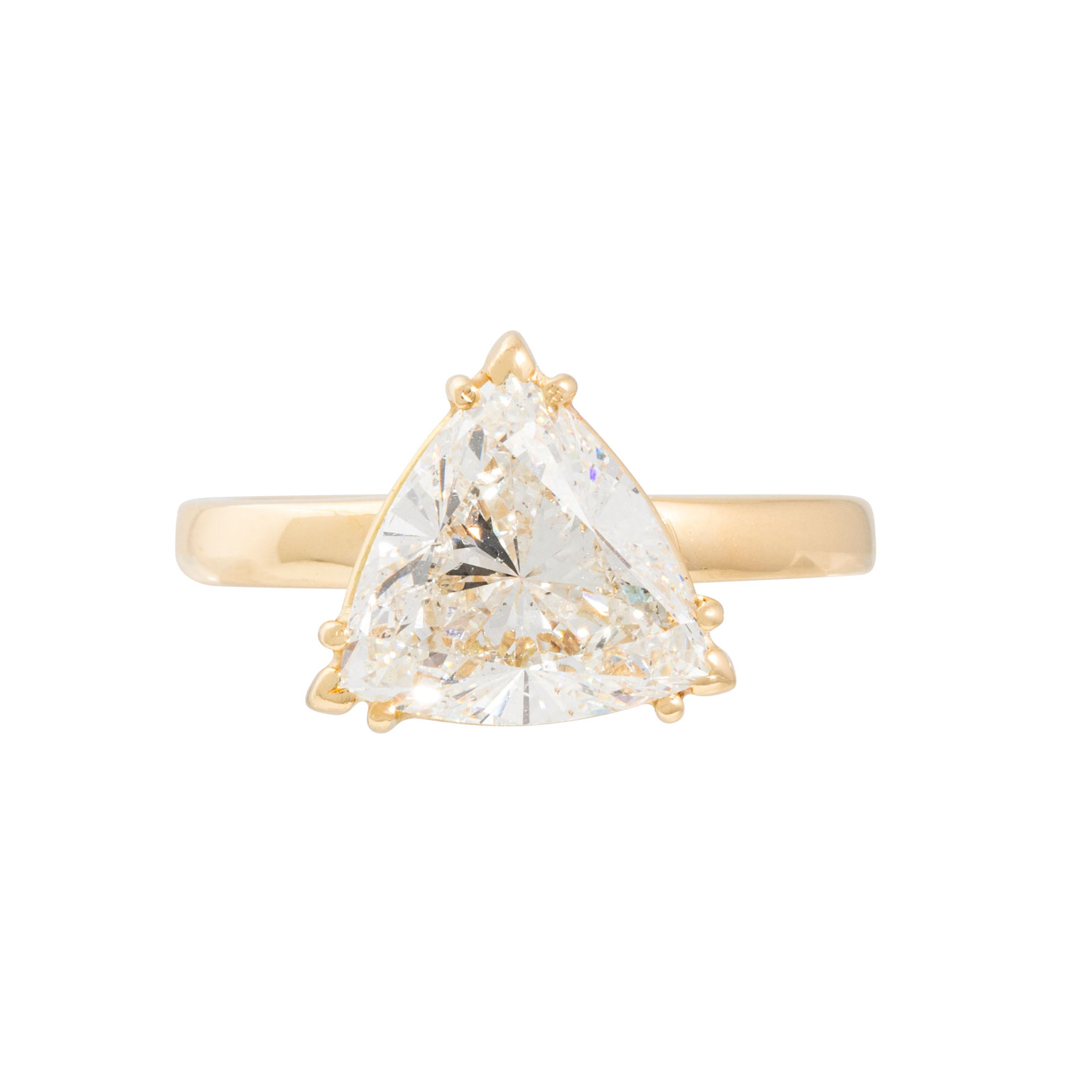 Ring mit Diamant von ca. 4 ct, - Image 2 of 4