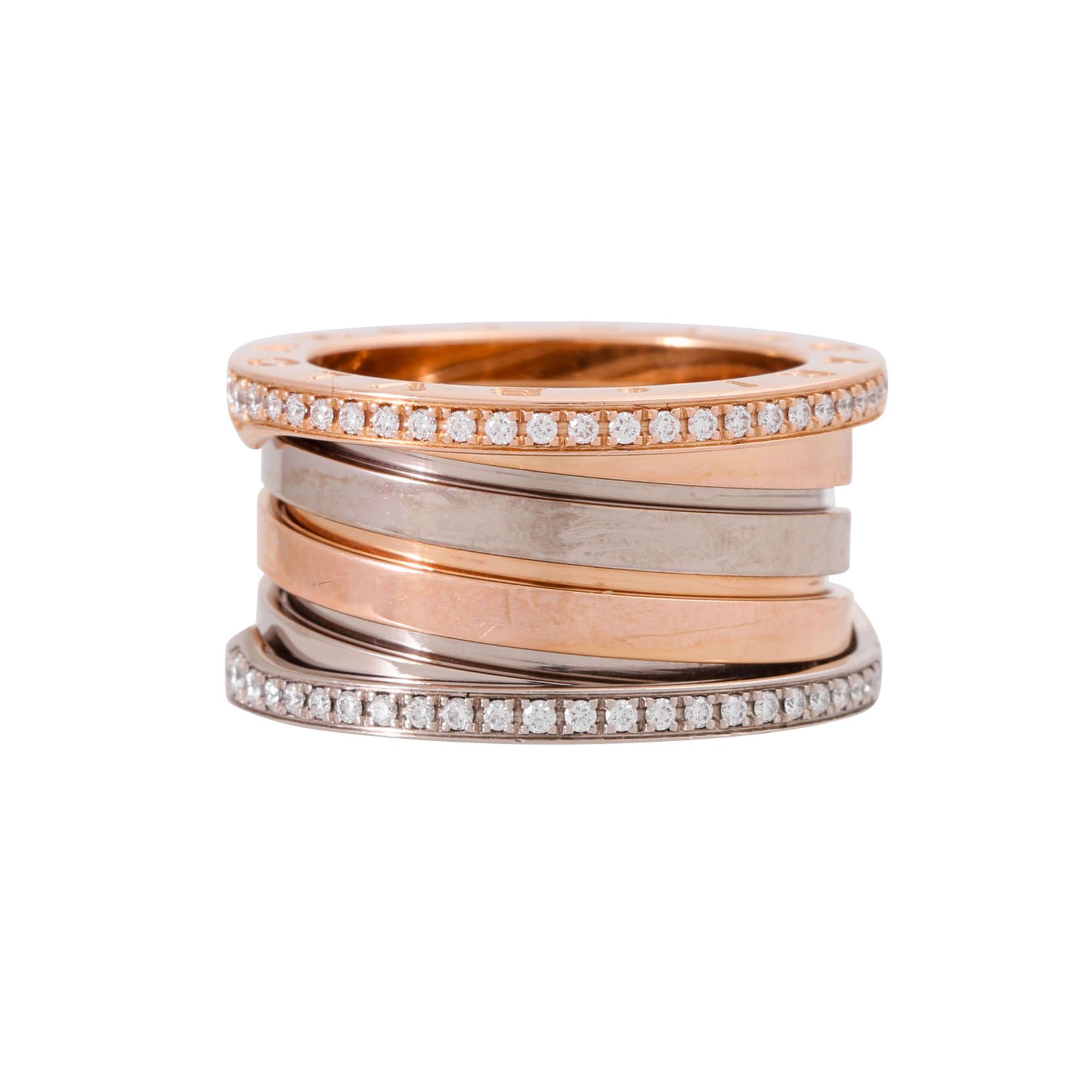 BULGARI Ring "B.zero1 Labyrinth" mit Brillanten von zus. ca. 0,5 ct, - Image 2 of 5