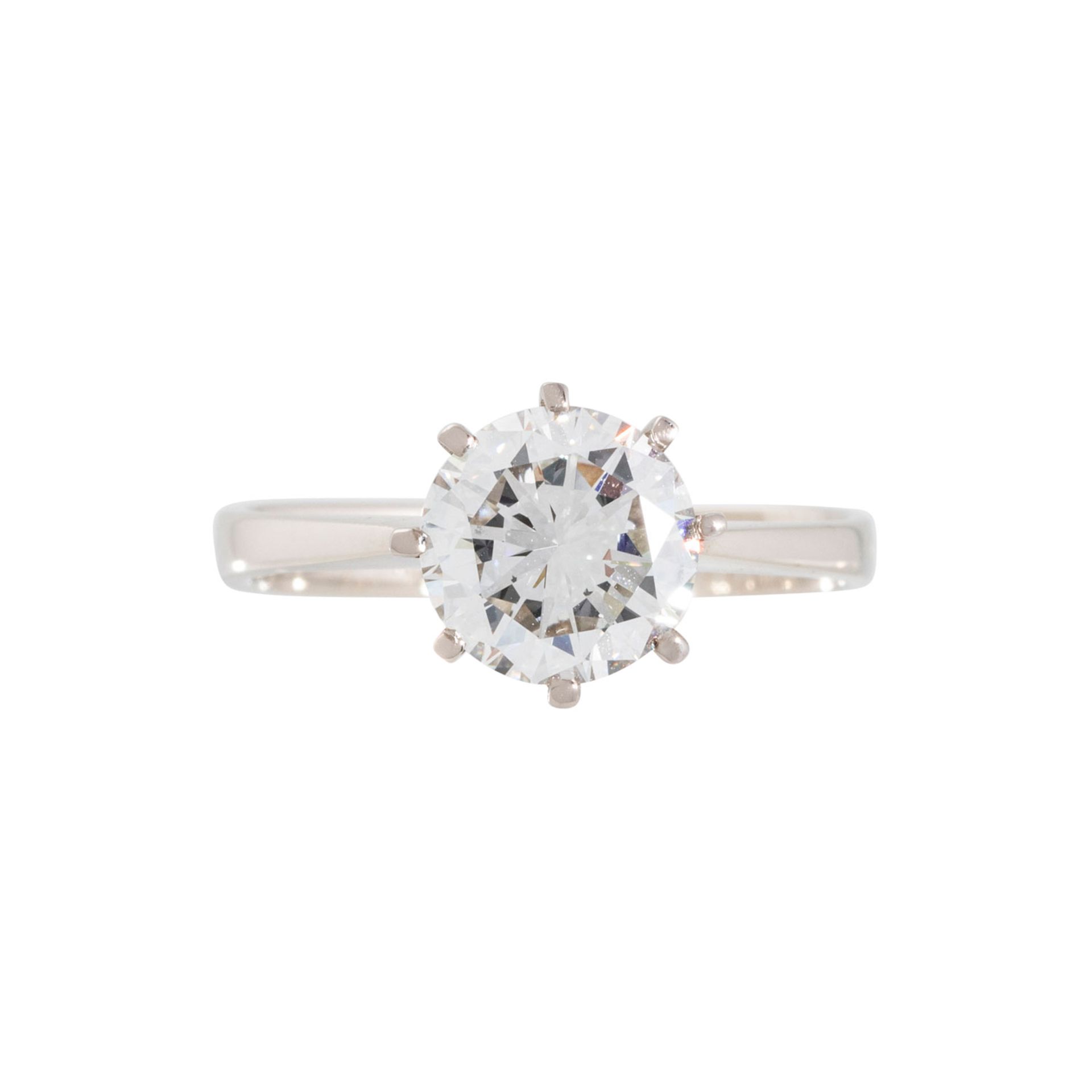 Ring mit Brillant von 2,00 ct, - Image 2 of 5