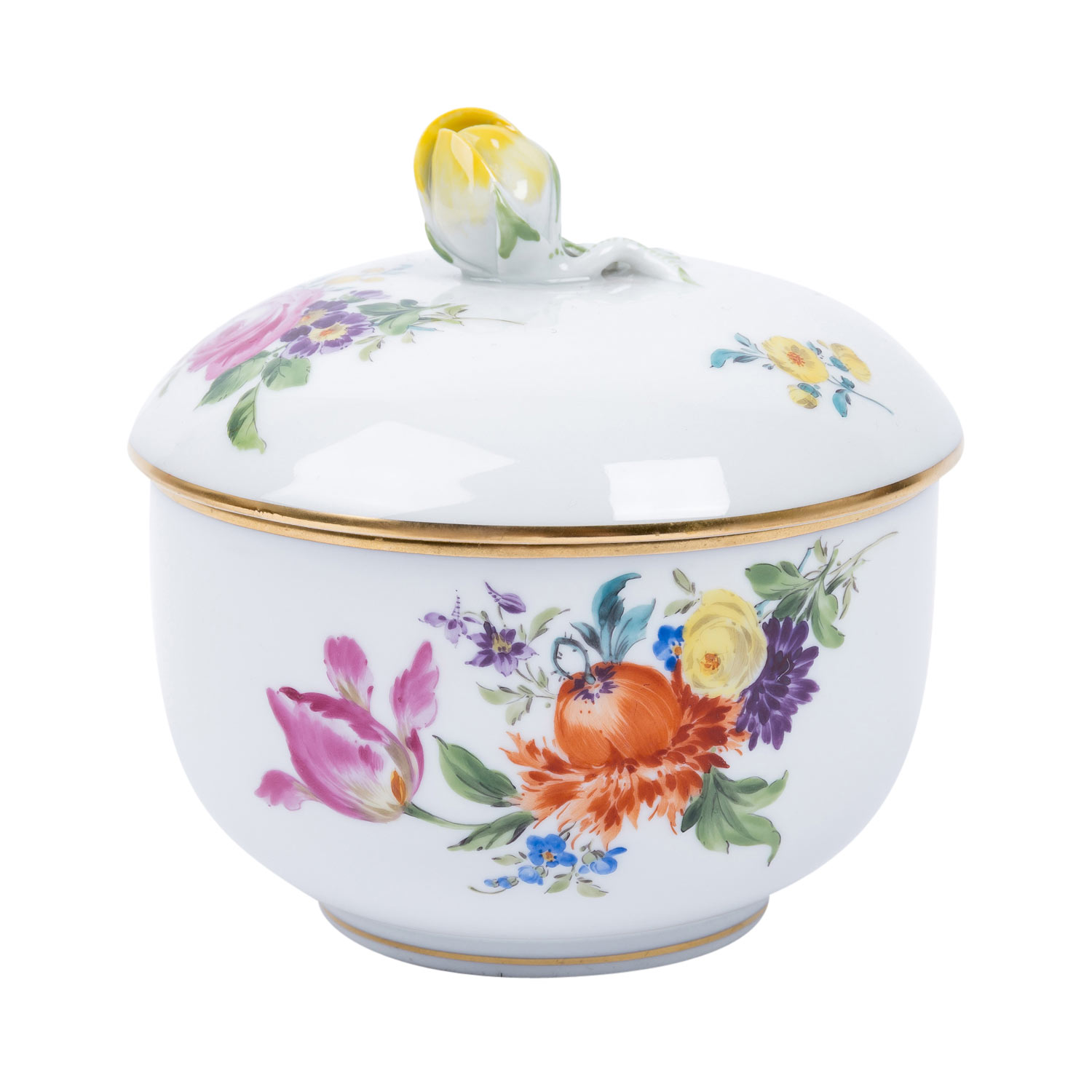 MEISSEN 21-tlg. Kaffeeservice 'Blumenmalerei', 1. Wahl, 20. Jh. - Image 5 of 6