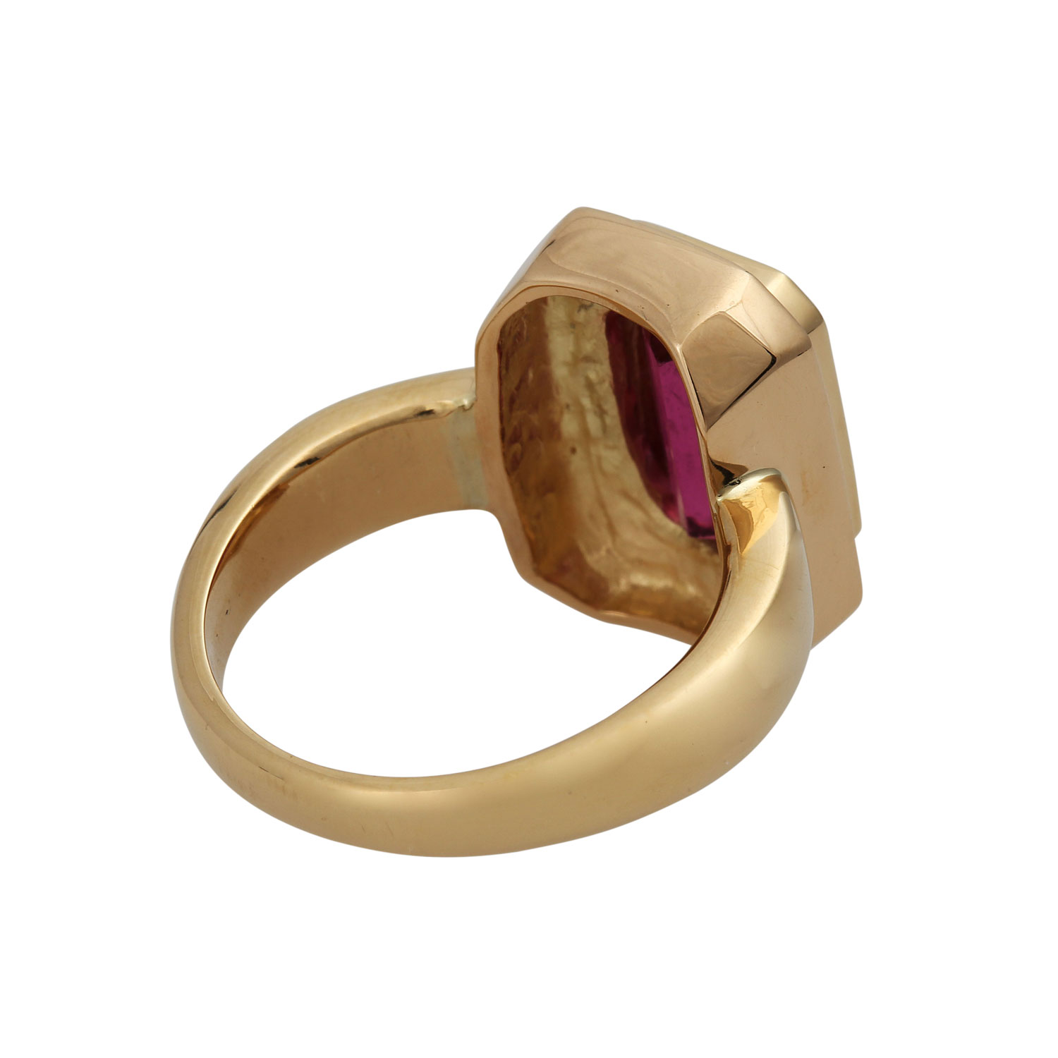 Dekorativer Ring mit hochfeinem Rubellit von ca. 4,0 ct - Image 3 of 5