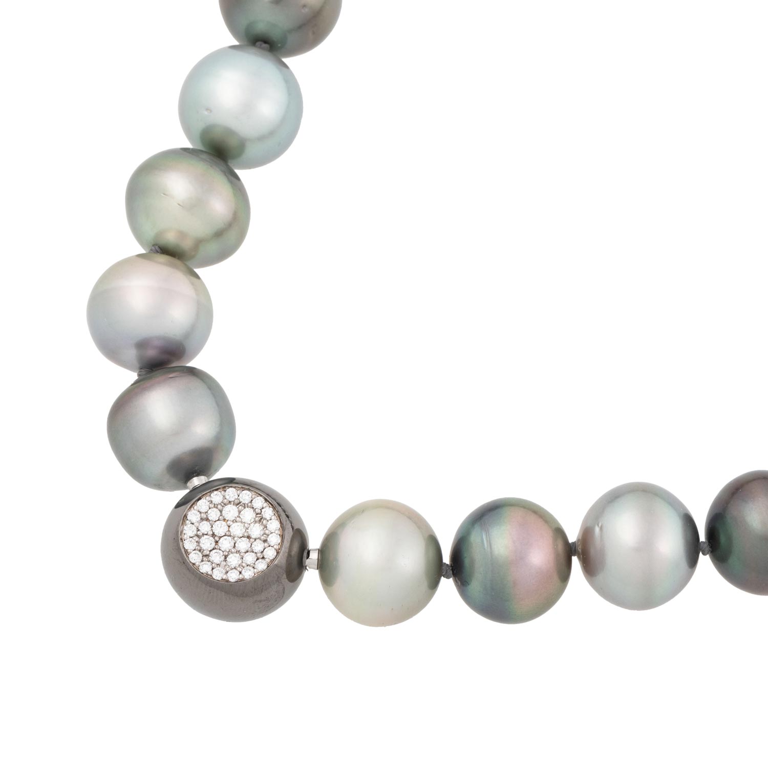 Tahitiperlenkette mit großen Perlen - Image 4 of 5