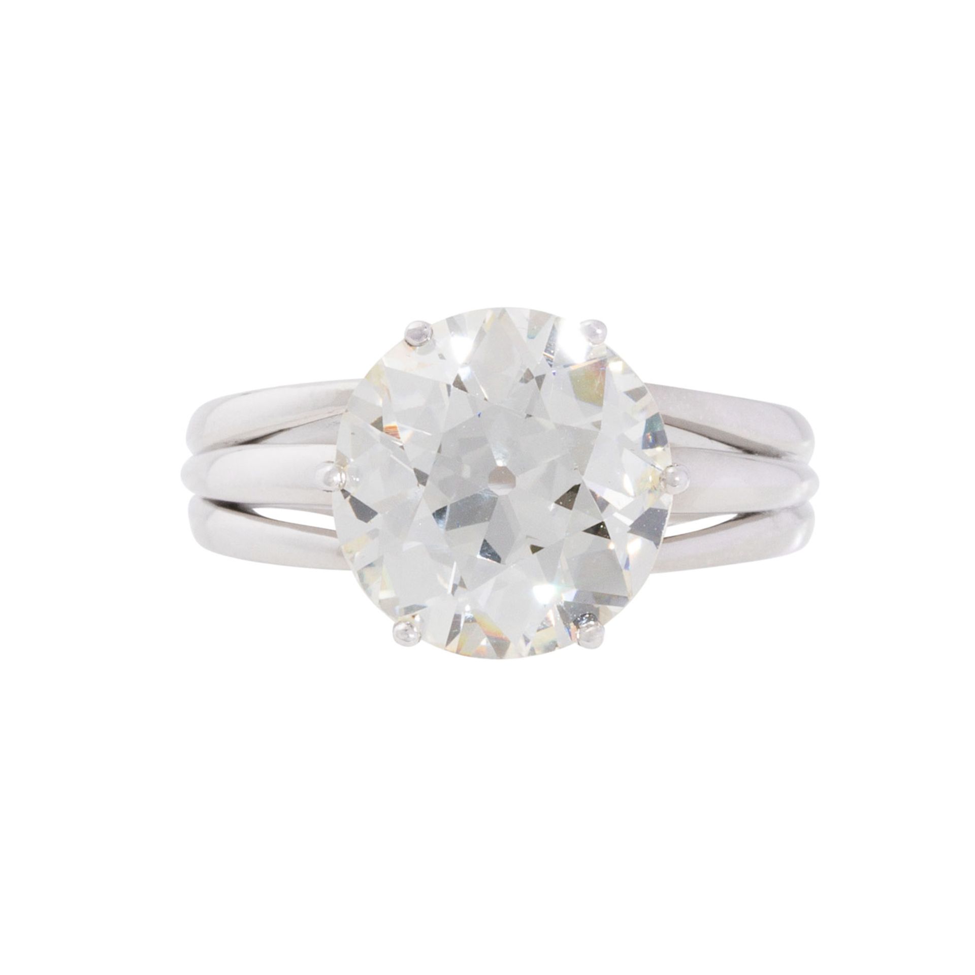 Ring mit Altschliffdiamant von 4,55 ct, - Image 2 of 7