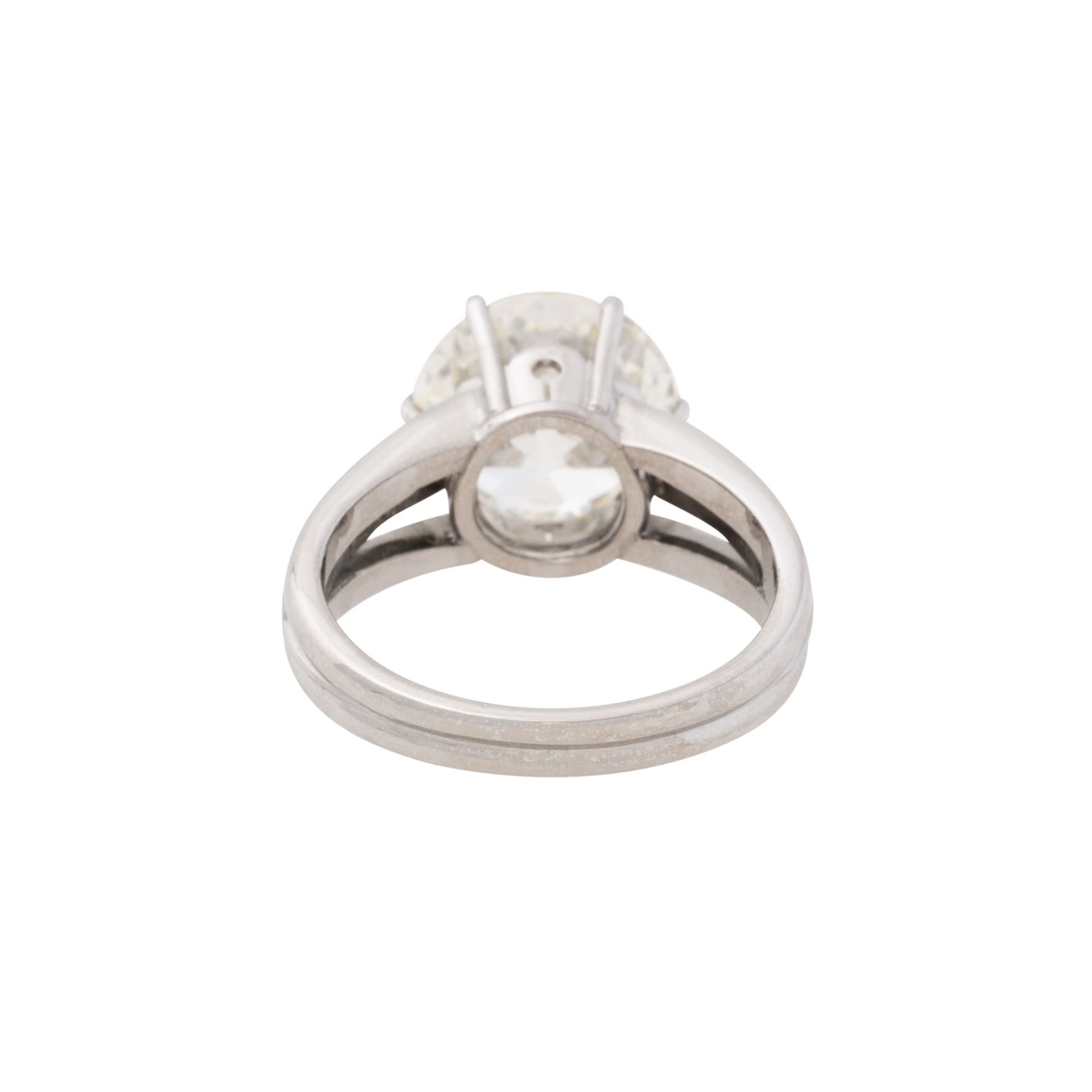 Ring mit Altschliffdiamant von 4,55 ct, - Bild 4 aus 7