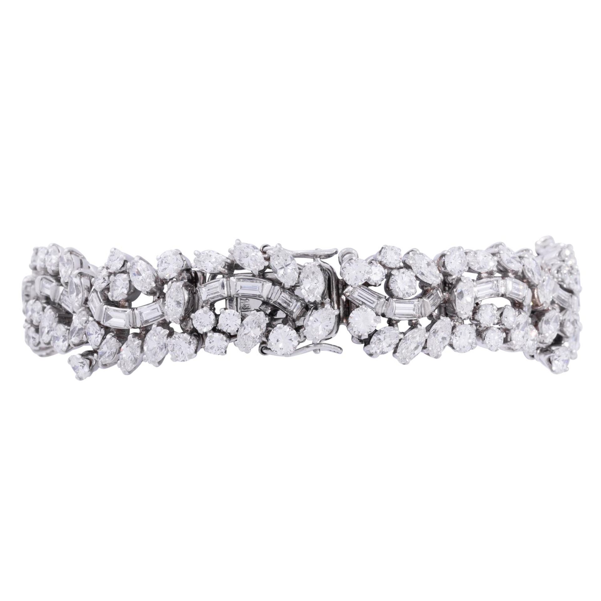 Armband mit zahlreichen Diamanten zus. ca. 19,2 ct, - Image 2 of 5