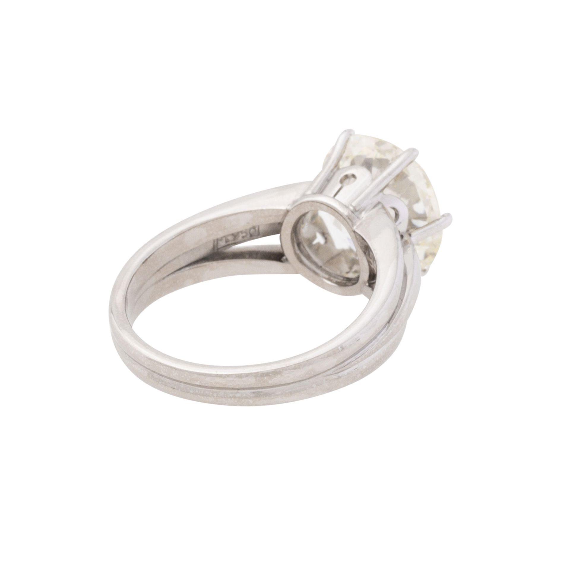 Ring mit Altschliffdiamant von 4,55 ct, - Image 3 of 7