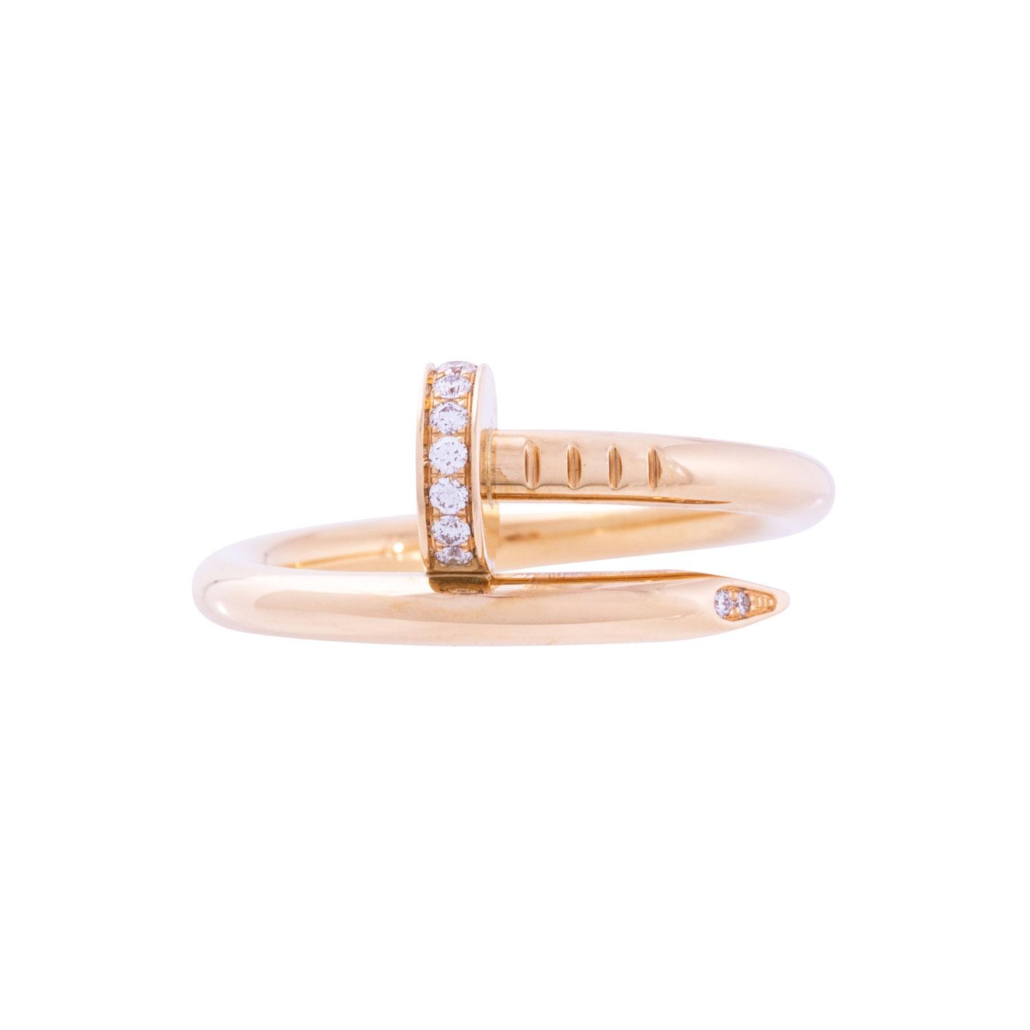 CARTIER Ring "Juste un clou" mit Brillanten von zus. ca. 0,13 ct, - Image 2 of 4