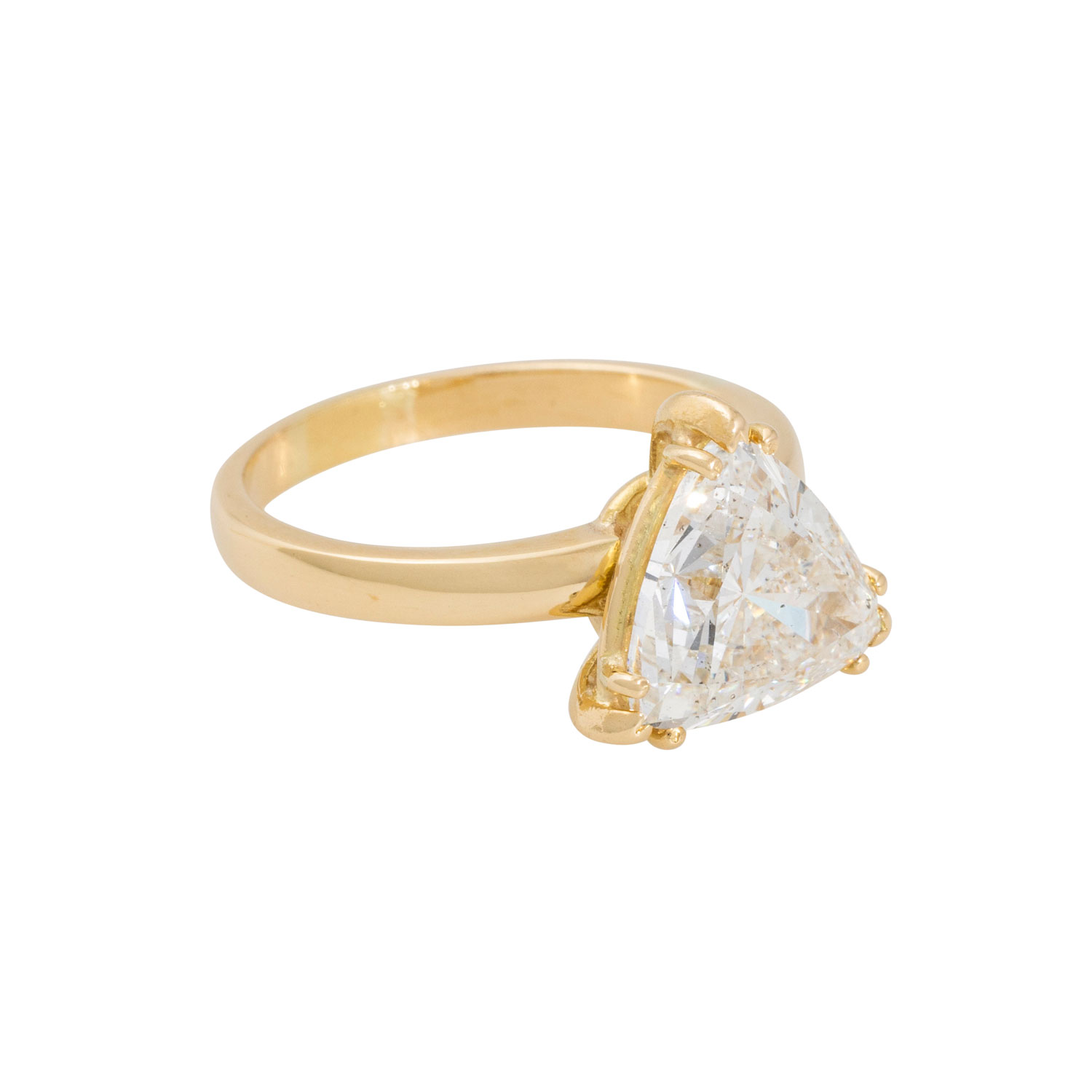 Ring mit Diamant von ca. 4 ct,