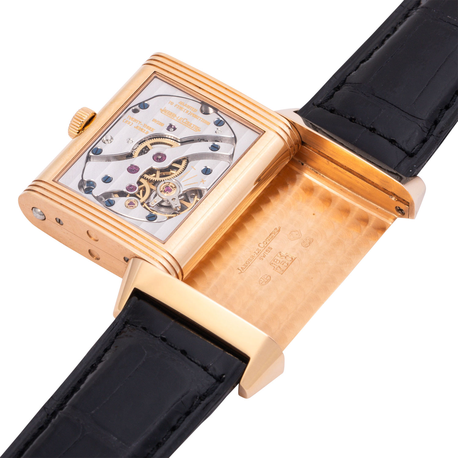 JAEGER-LeCOULTRE limitierte Reverso Night & Day "125 Jahre Wempe", Ref. 270.2.44. Full Set 2003. - Image 6 of 9