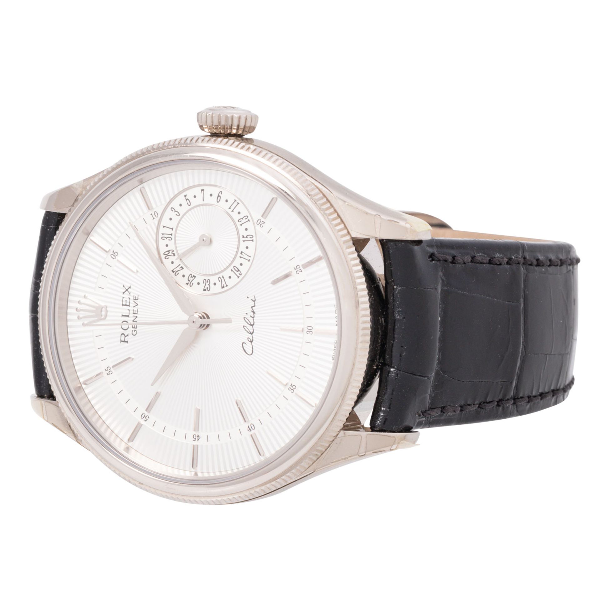 ROLEX Cellini "Date" Herrenuhr, Ref. 50519. Full Set 2015. - Image 6 of 8