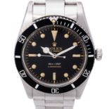 ROLEX Vintage Submariner "James Bond Small Crown" Herrenuhr, Ref. 5508. Ca. 1958.