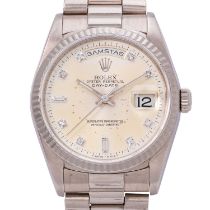 ROLEX Neo-Vintage Day Date "Lemon Diamond" Armbanduhr, Ref 18239. LC100 aus 1994.