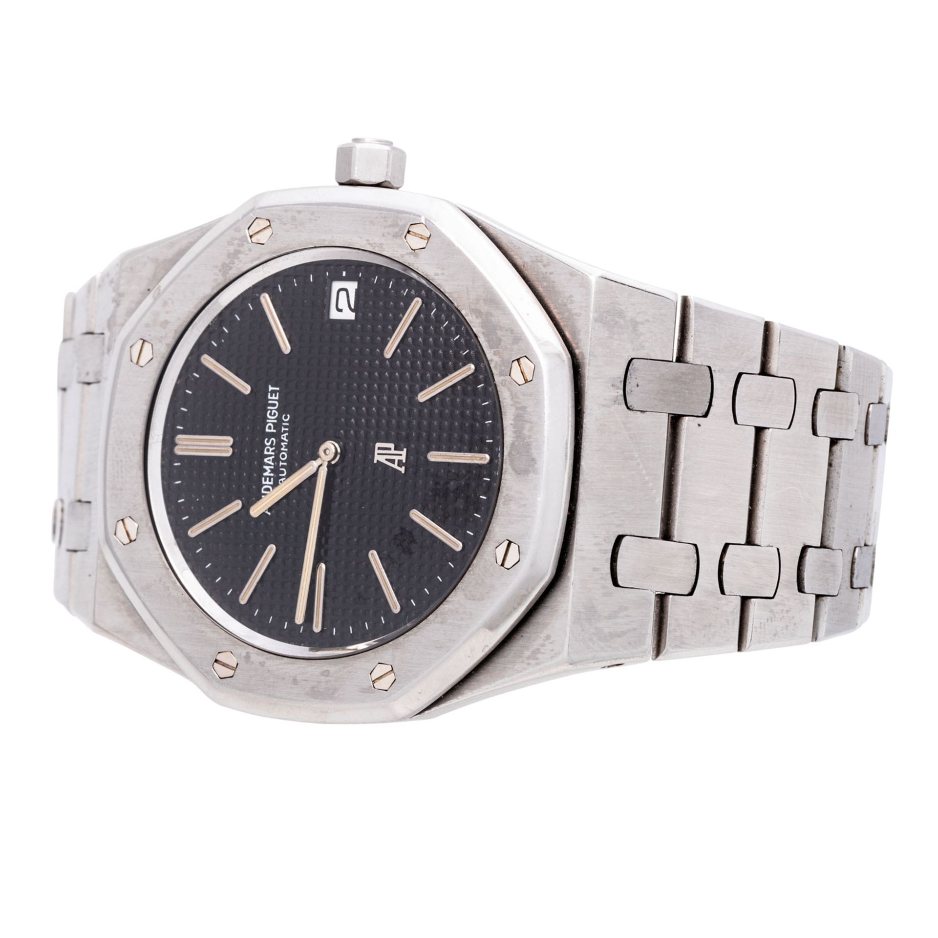 AUDEMARS PIGUET Vintage Royal Oak "Jumbo" Herrenuhr, Ref. 5402ST. B-Serie. - Bild 6 aus 7