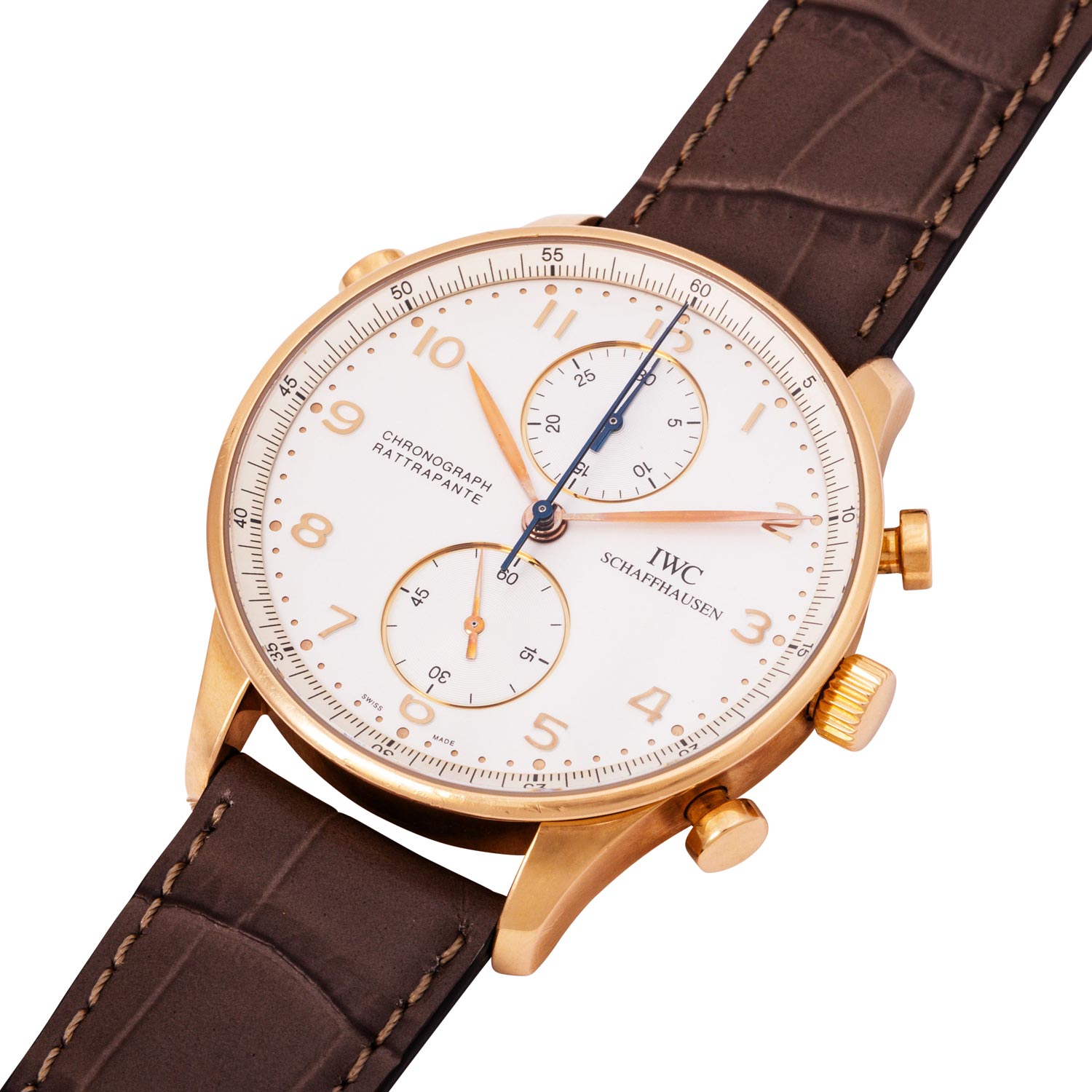 IWC Schaffhausen Portugieser "Chrono-Rattrapante" Herrenuhr, Ref. IW371211. Full Set aus 2000. - Image 5 of 8