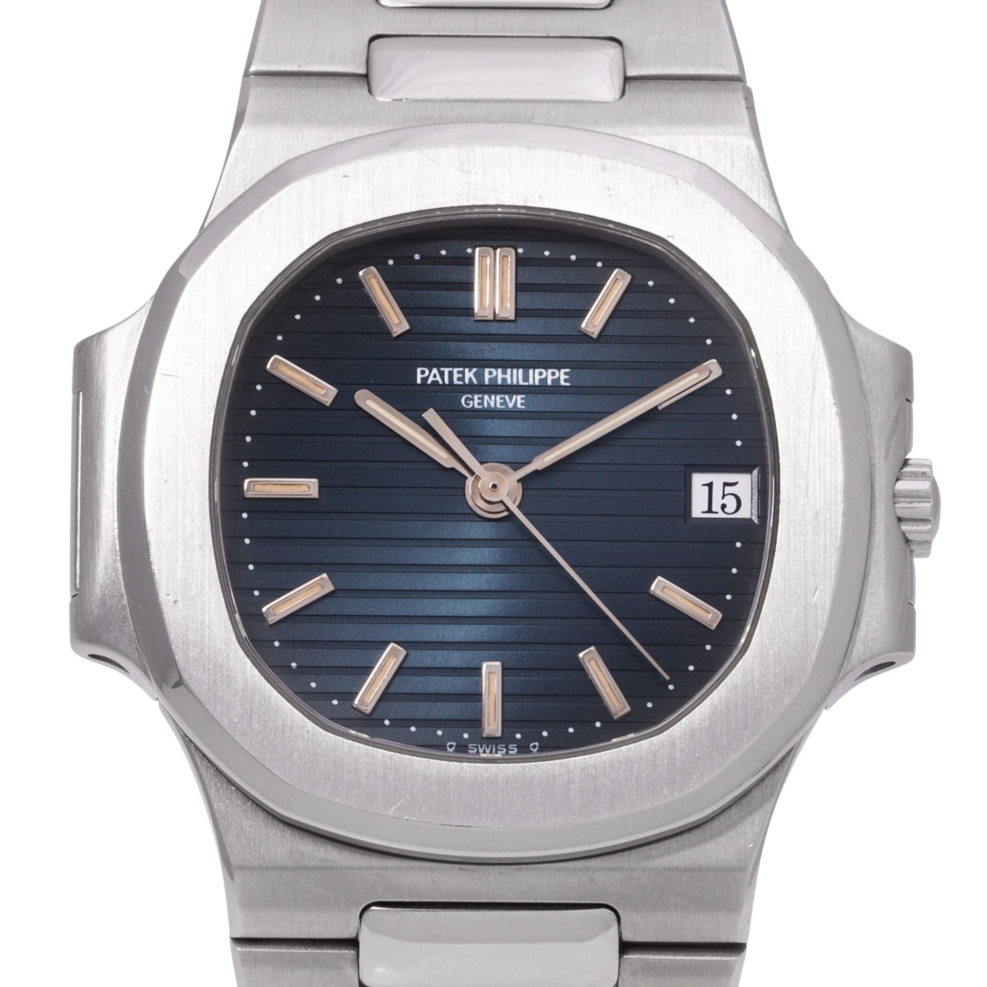 PATEK PHILIPPE Neo-Vintage Nautilus Armbanduhr, Ref. 3800/001. Full Set 1995.