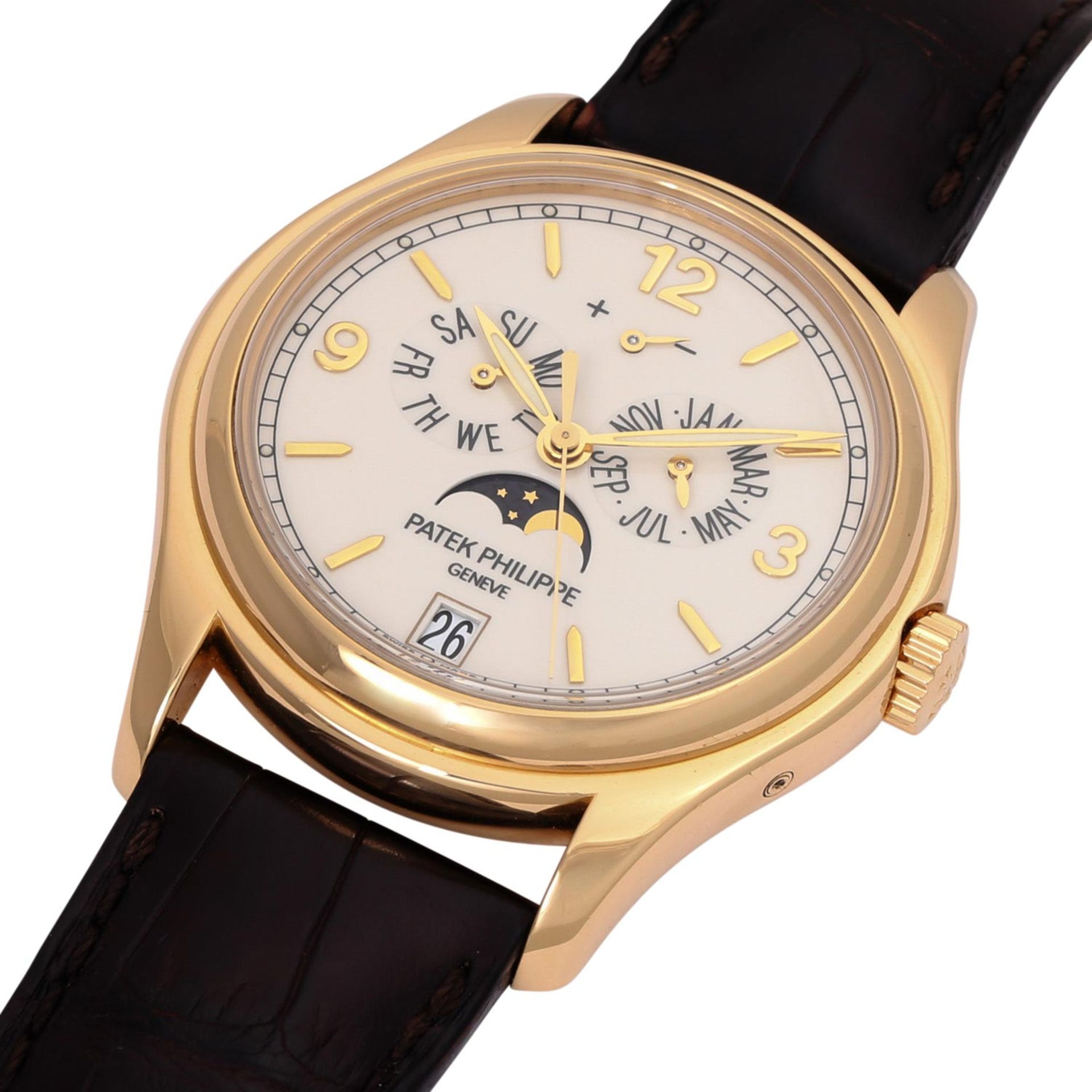 PATEK PHILIPPE Annual Calendar, Ref. 5146J-001. Herrenuhr aus 2005. - Bild 5 aus 8