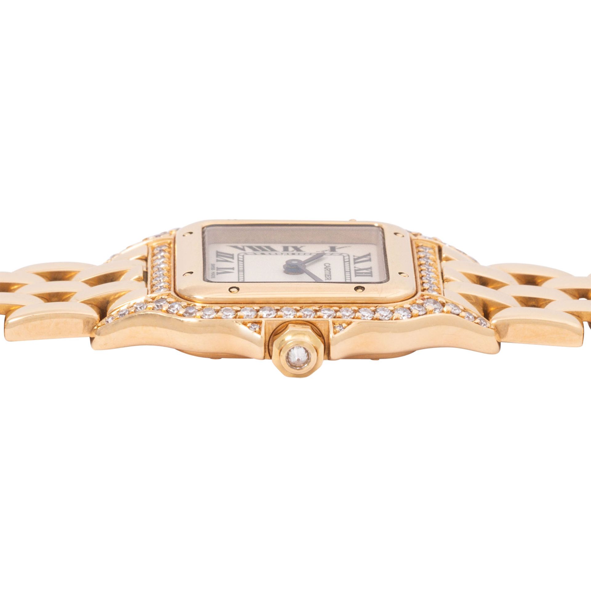 CARTIER Panthere "Factory Diamond" Damenuhr, Ref. 8057915. - Image 3 of 7