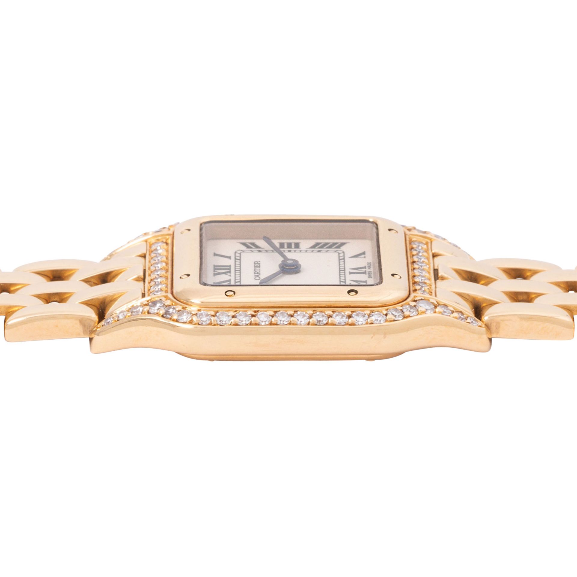 CARTIER Panthere "Factory Diamond" Damenuhr, Ref. 8057915. - Image 4 of 7