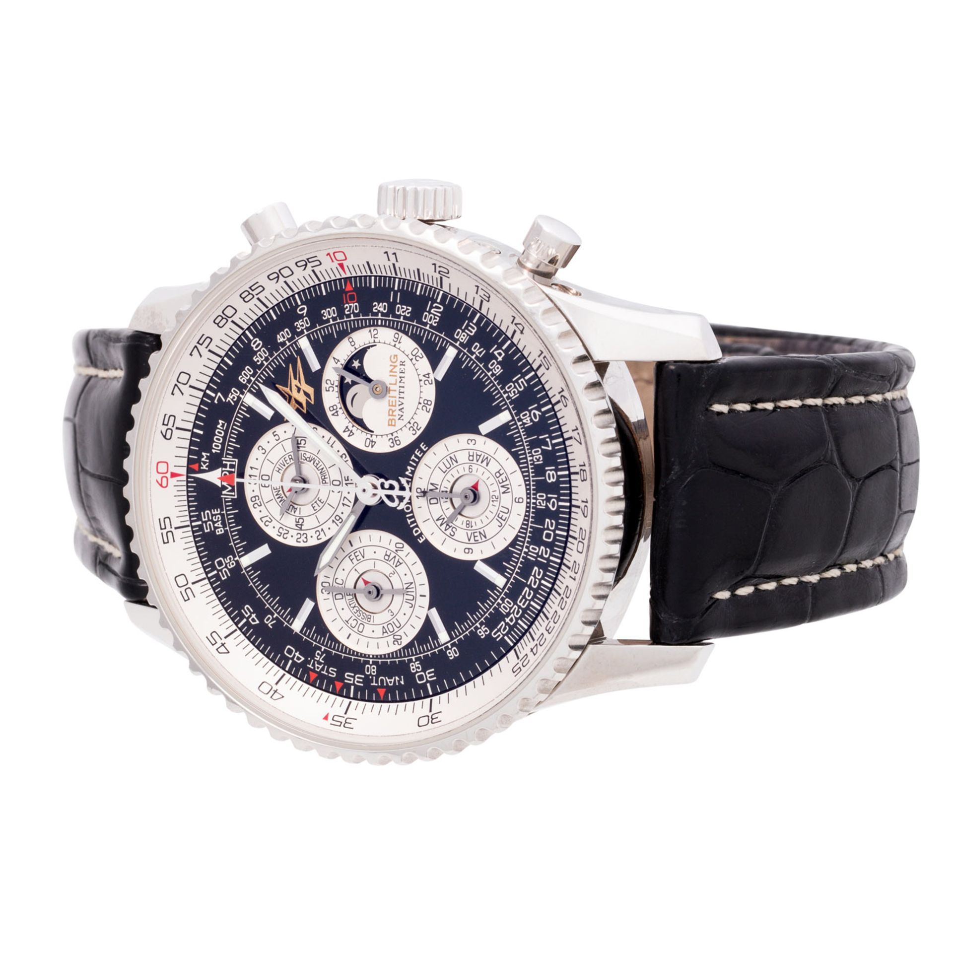 BREITLING Navitimer "50th Anniversary" sehr seltene und limitierte Herrenuhr, Ref. L29320. Full Set - Image 6 of 9