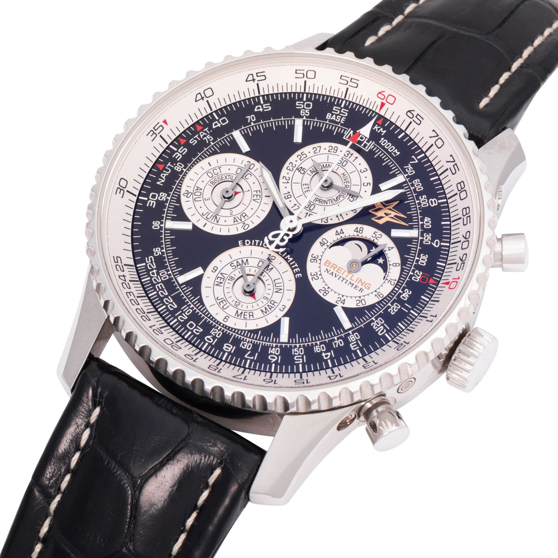 BREITLING Navitimer "50th Anniversary" sehr seltene und limitierte Herrenuhr, Ref. L29320. Full Set - Image 5 of 9