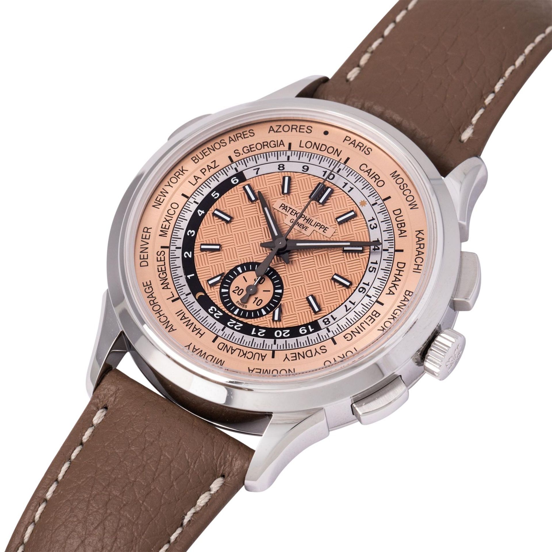 PATEK PHILIPPE World Time Flyback-Chronograph, Ref. 5935A-001. Herrenuhr. - Image 5 of 8