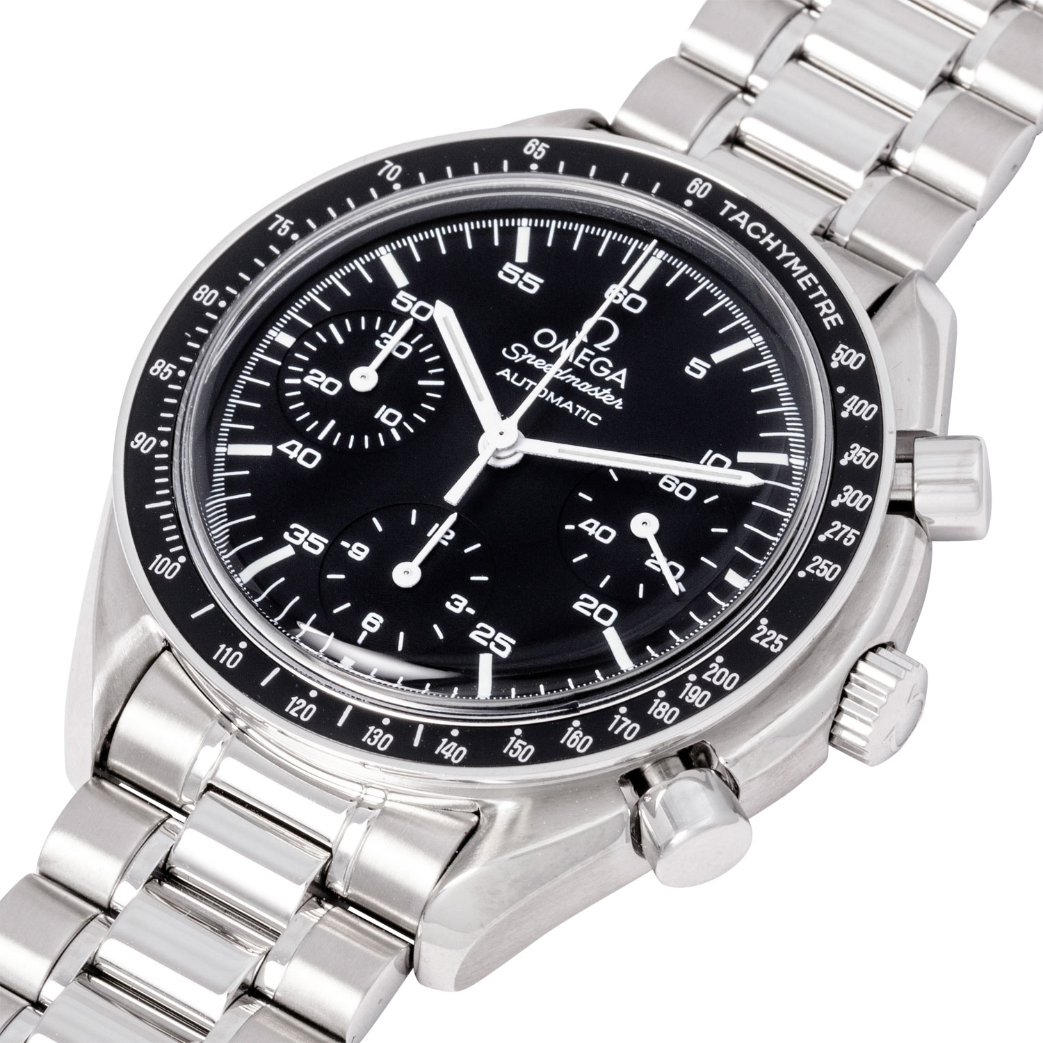 OMEGA Speedmaster Reduced Automatik Herren Armbanduhr von 2004. - Image 5 of 8