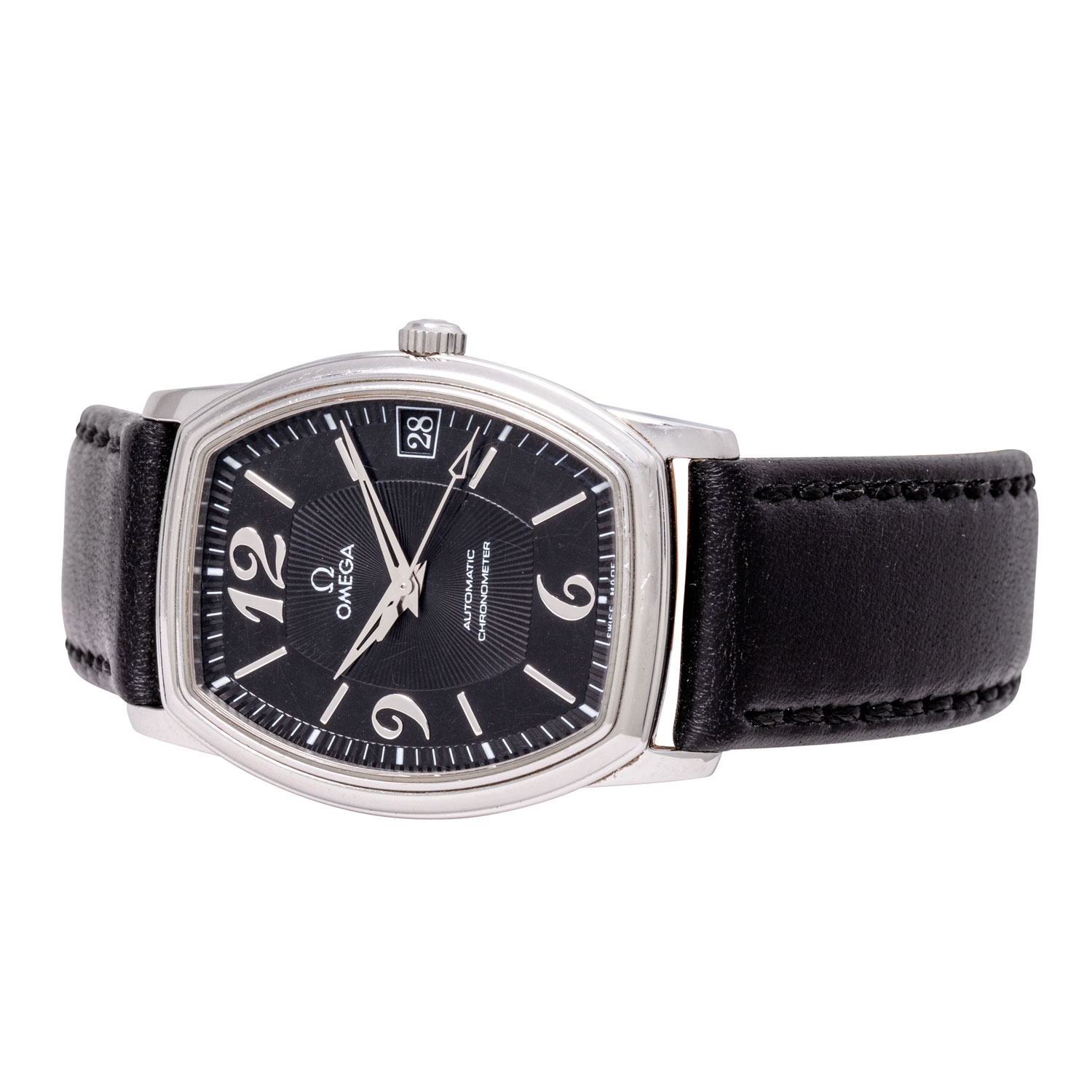 OMEGA De Ville Prestige "Tonneau" Armbanduhr, Ref. 4503.51.00. - Bild 6 aus 7