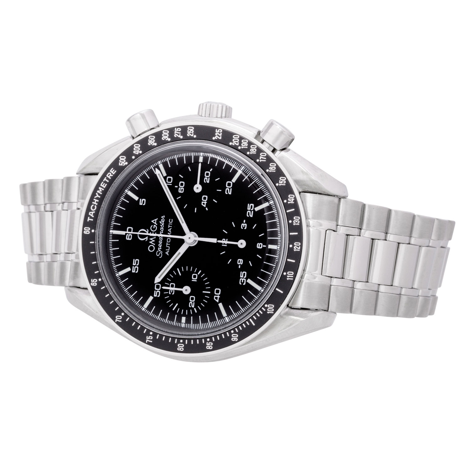 OMEGA Speedmaster Reduced Automatik Herren Armbanduhr von 2004. - Image 6 of 8