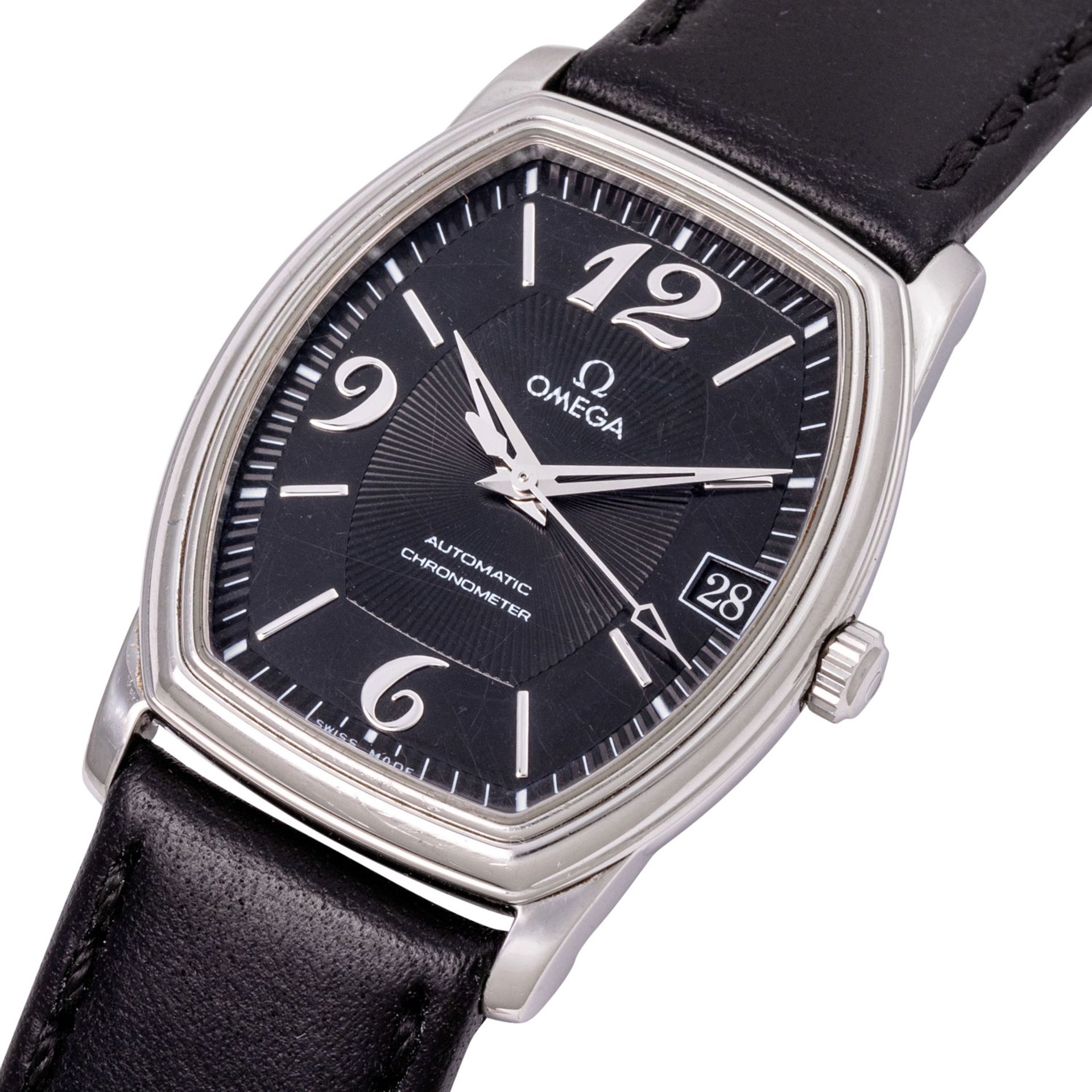 OMEGA De Ville Prestige "Tonneau" Armbanduhr, Ref. 4503.51.00. - Bild 5 aus 7