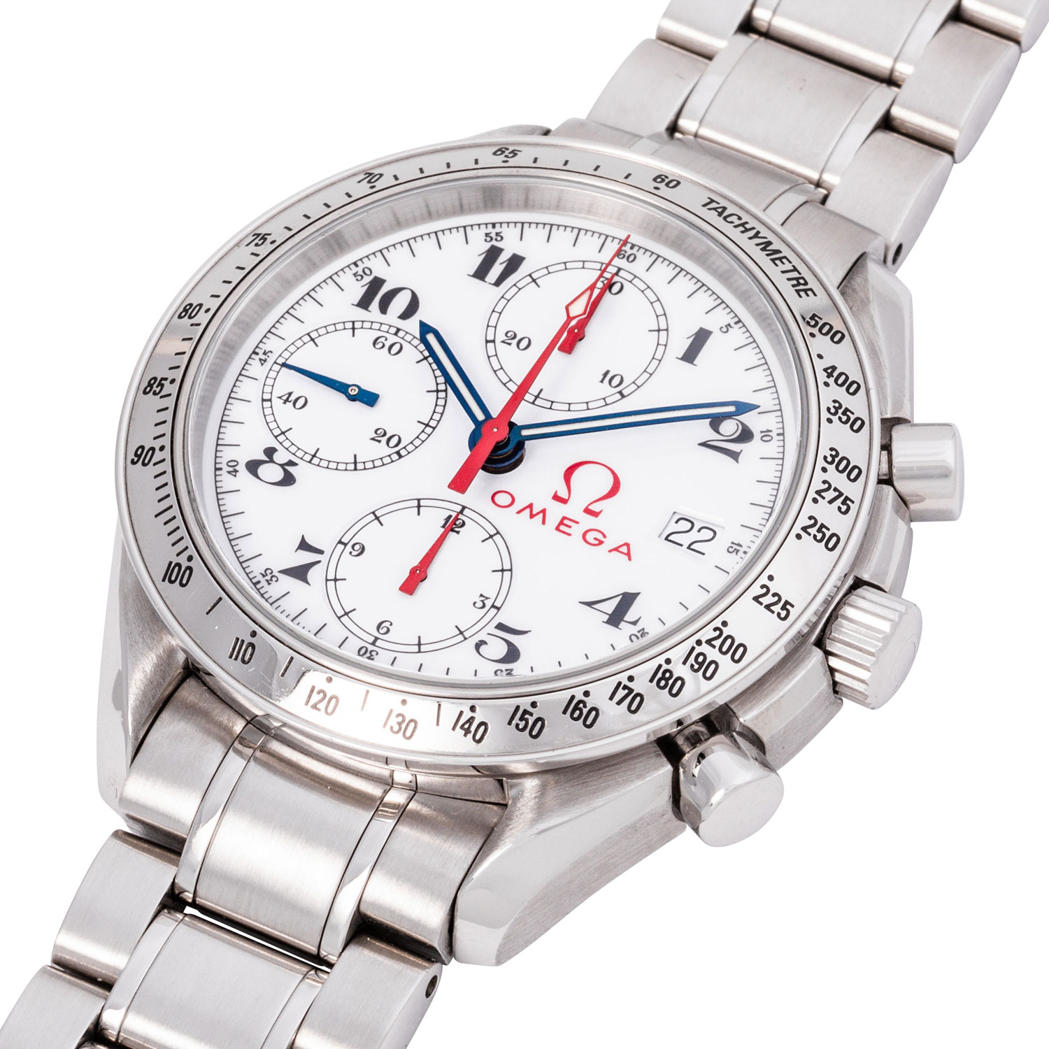 OMEGA Speedmaster Date "Olympic Collection" Herren Chronograph, Ref. 3513.20.00. - Bild 5 aus 8