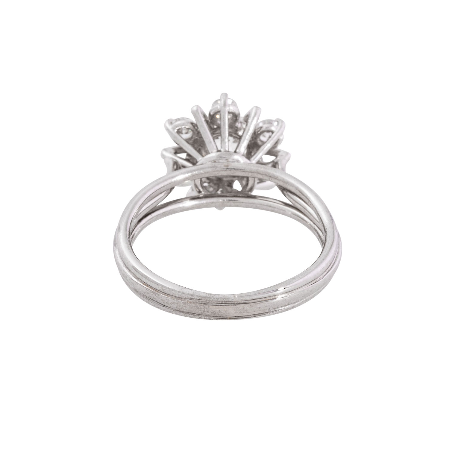 Ring mit Diamantrosette von zus. ca. 1,6 ct, - Image 3 of 4