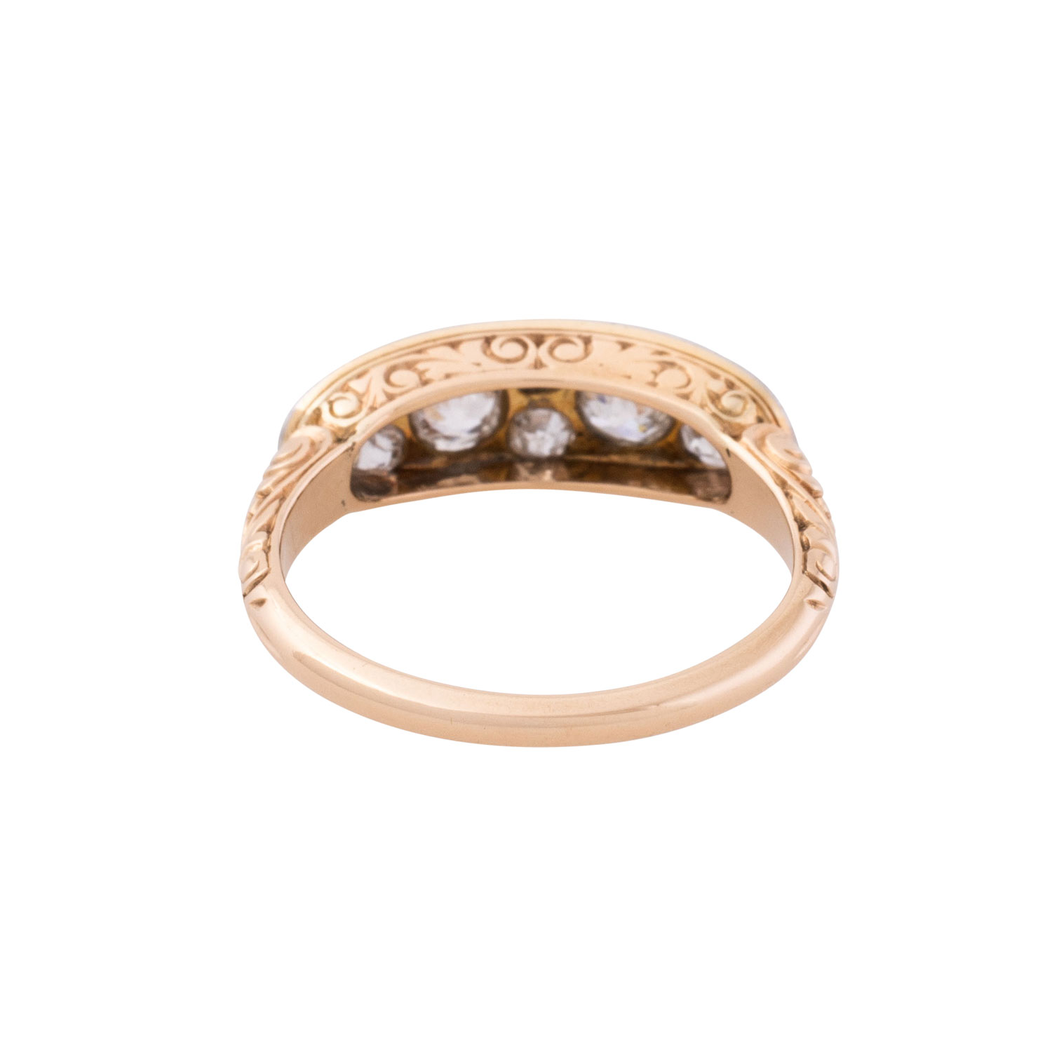 Ring mit Altschliffdiamanten von zus. ca. 0,8 ct, - Image 3 of 4