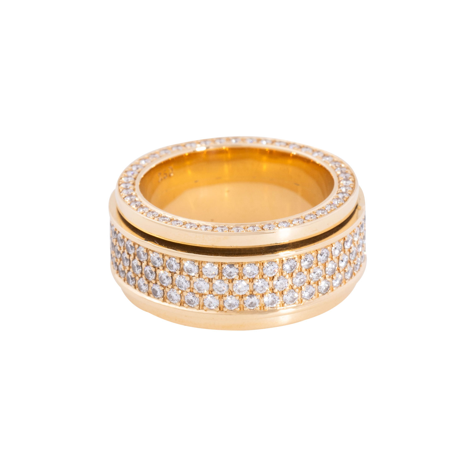 Drehring mit Brillanten von ca. 2,5 ct,