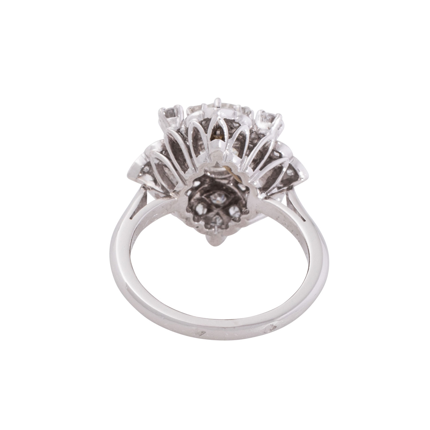 MONTURE/VAN CLEEF & ARPELS Ring mit Altschliffdiamanten, - Image 3 of 5