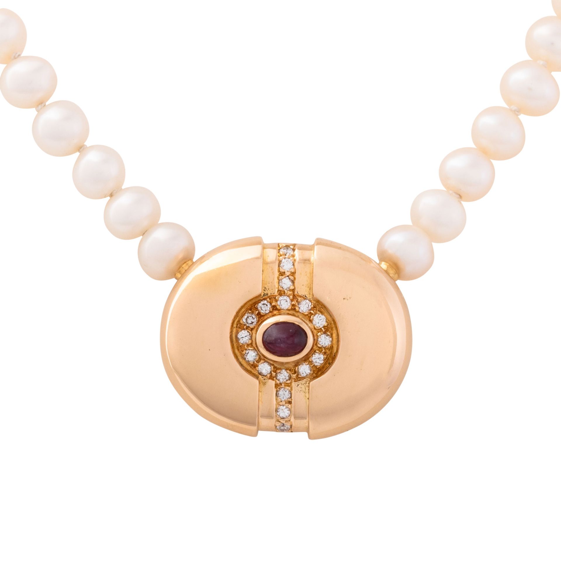Perlenkette mit Schmuckschließe - Image 2 of 6
