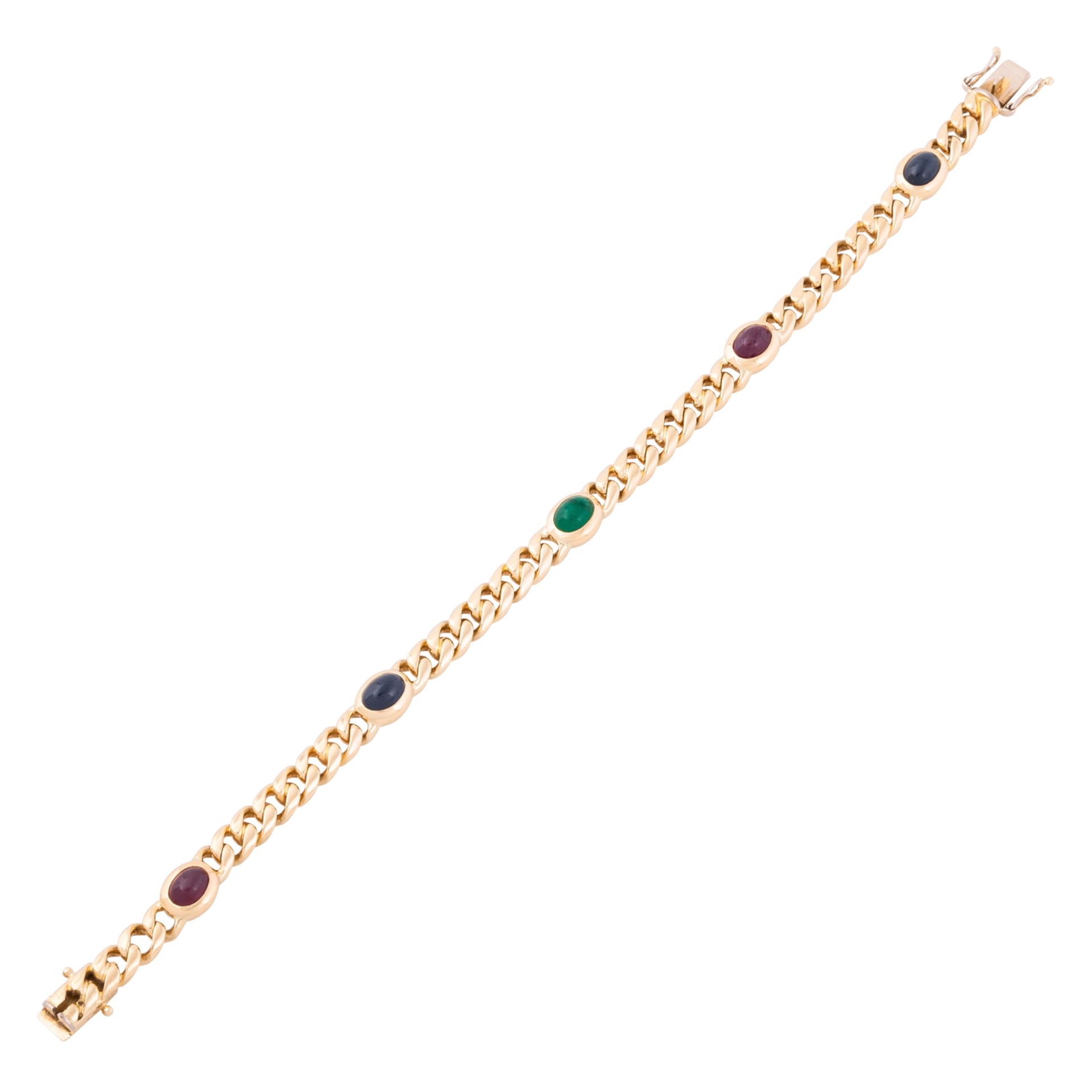 WEMPE Armband mit Rubinen, Saphiren, Smaragden,  - Bild 3 aus 5