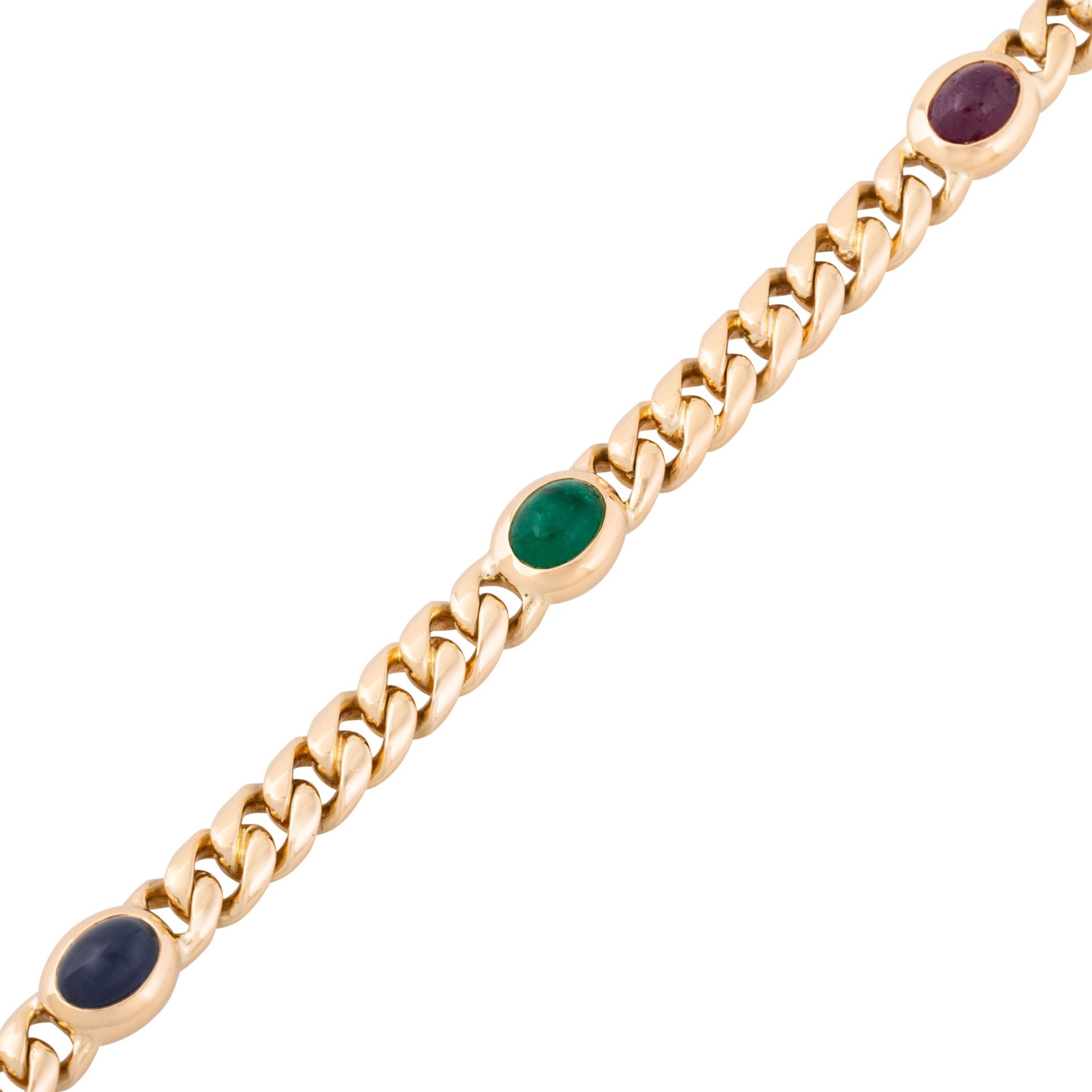 WEMPE Armband mit Rubinen, Saphiren, Smaragden,  - Bild 4 aus 5