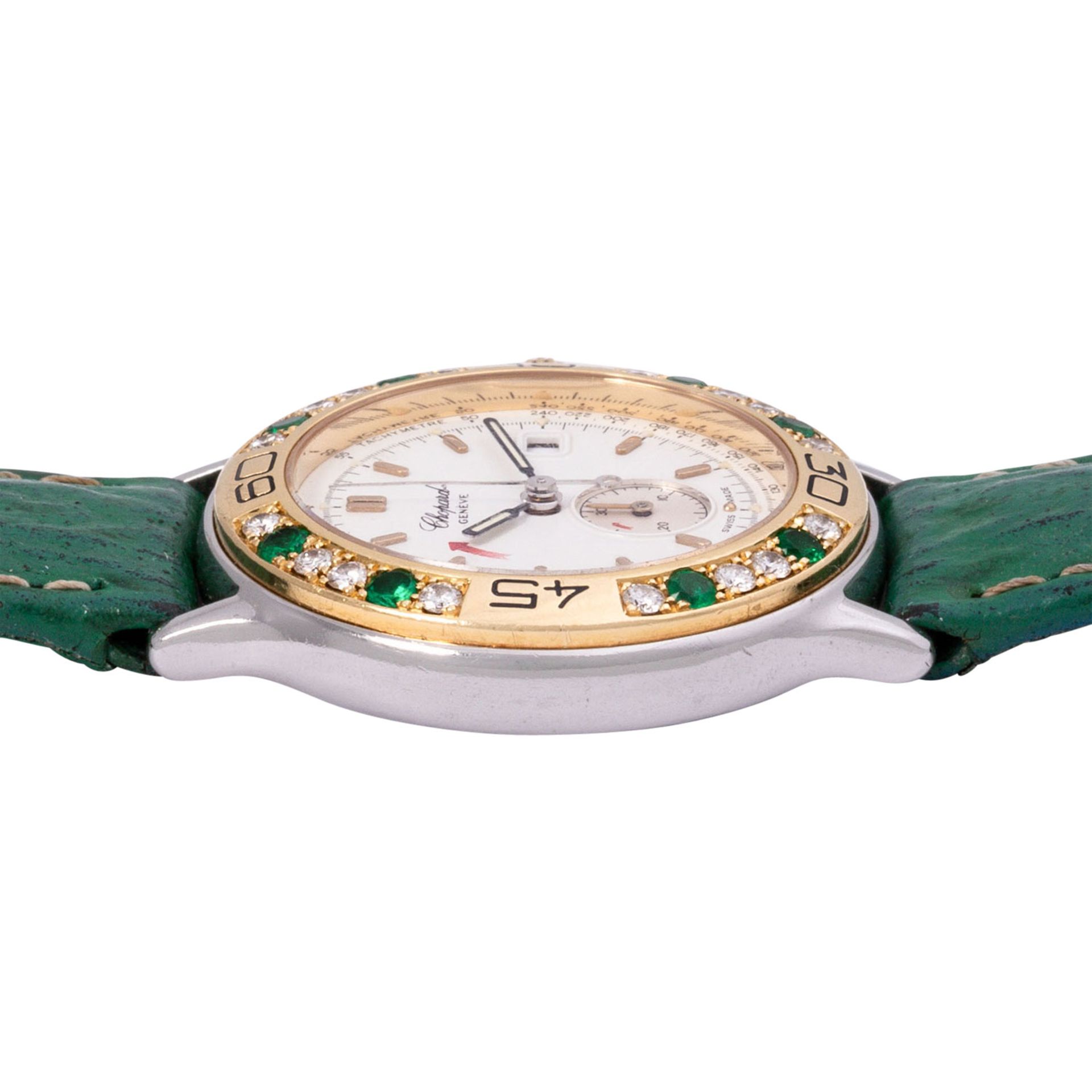 CHOPARD Mille Miglia "Smaragd" Damen Chronograph, Ref. 13/8175-22. - Image 4 of 8