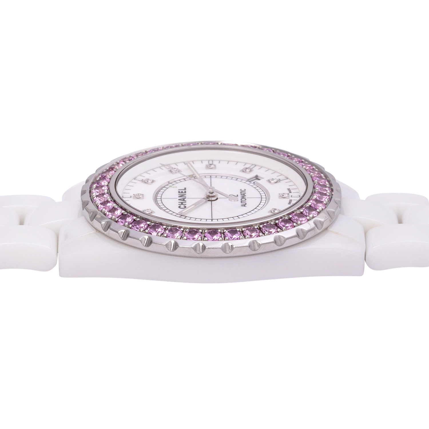 CHANEL J12 "Pink Sapphire" Damenuhr. - Image 4 of 7