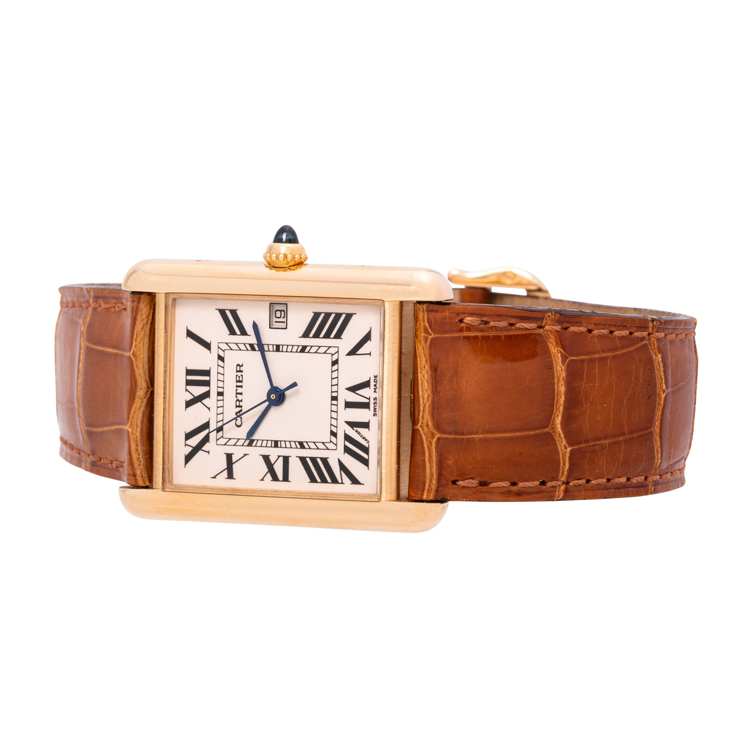 CARTIER Louis Tank Ref. 2441 Ambanduhr. - Image 6 of 7