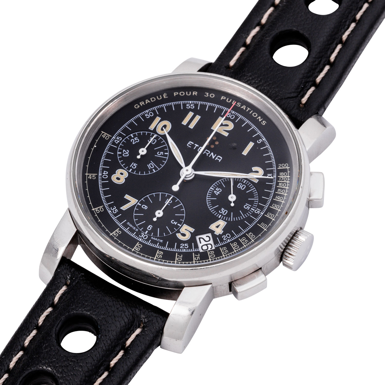 ETERNA Les Historiques "Pulsometer" Chronograph, Ref. 8503.41. - Image 5 of 7