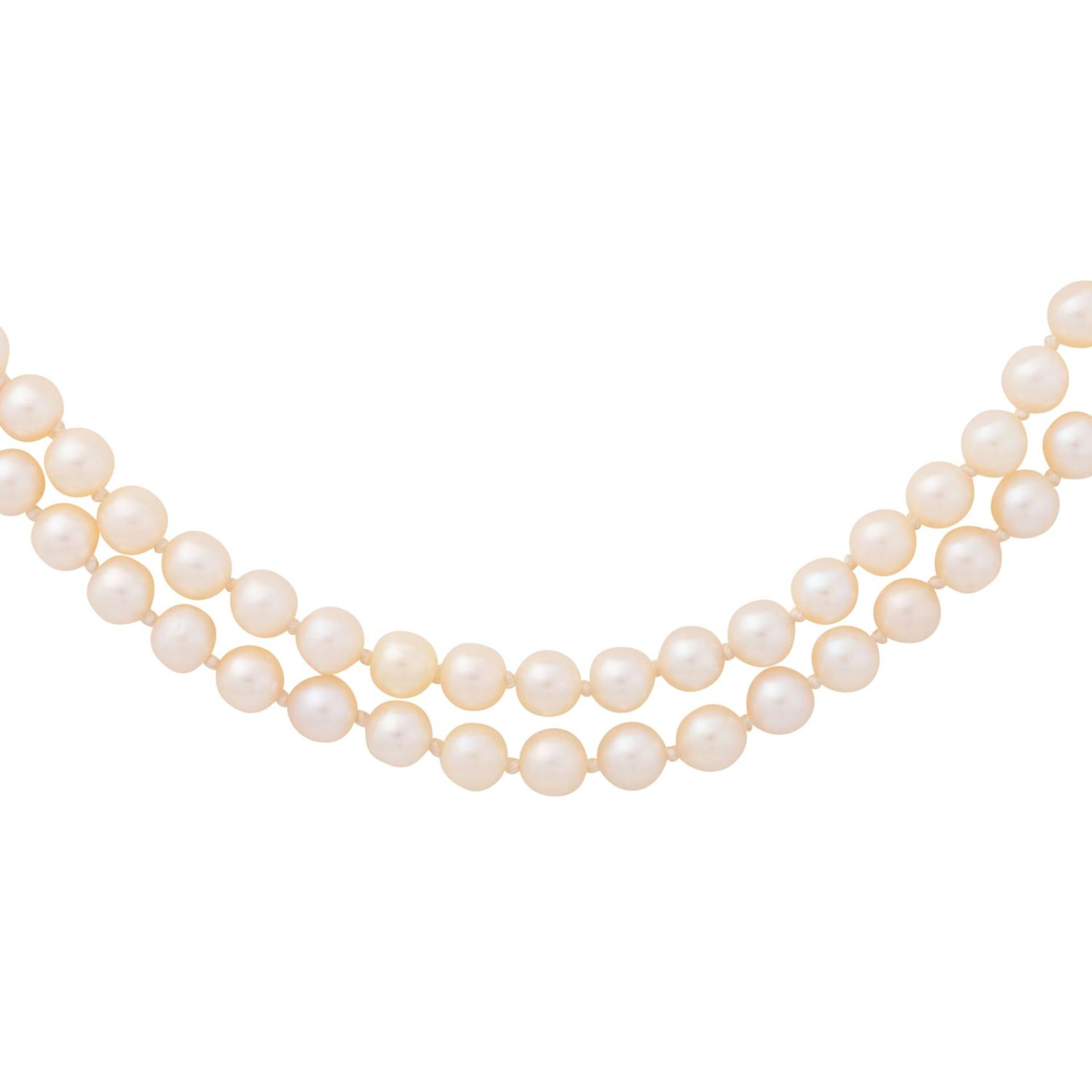Zweireihige Perlenkette - Bild 2 aus 4